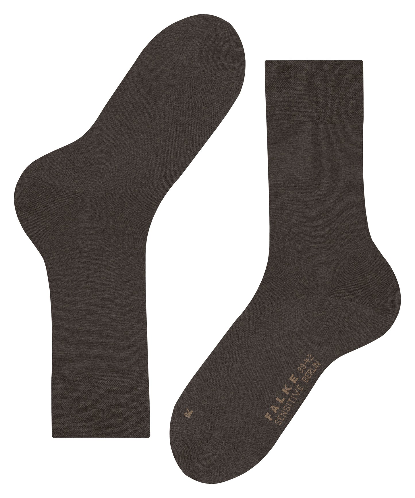 FALKE Sensitive Berlin Herren Socken (Brown Mel.)