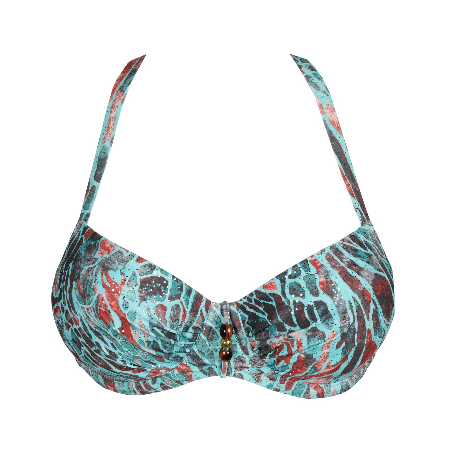RIYAD Turquoise Seas Unterlegter Bikini Balconette (Tqs)