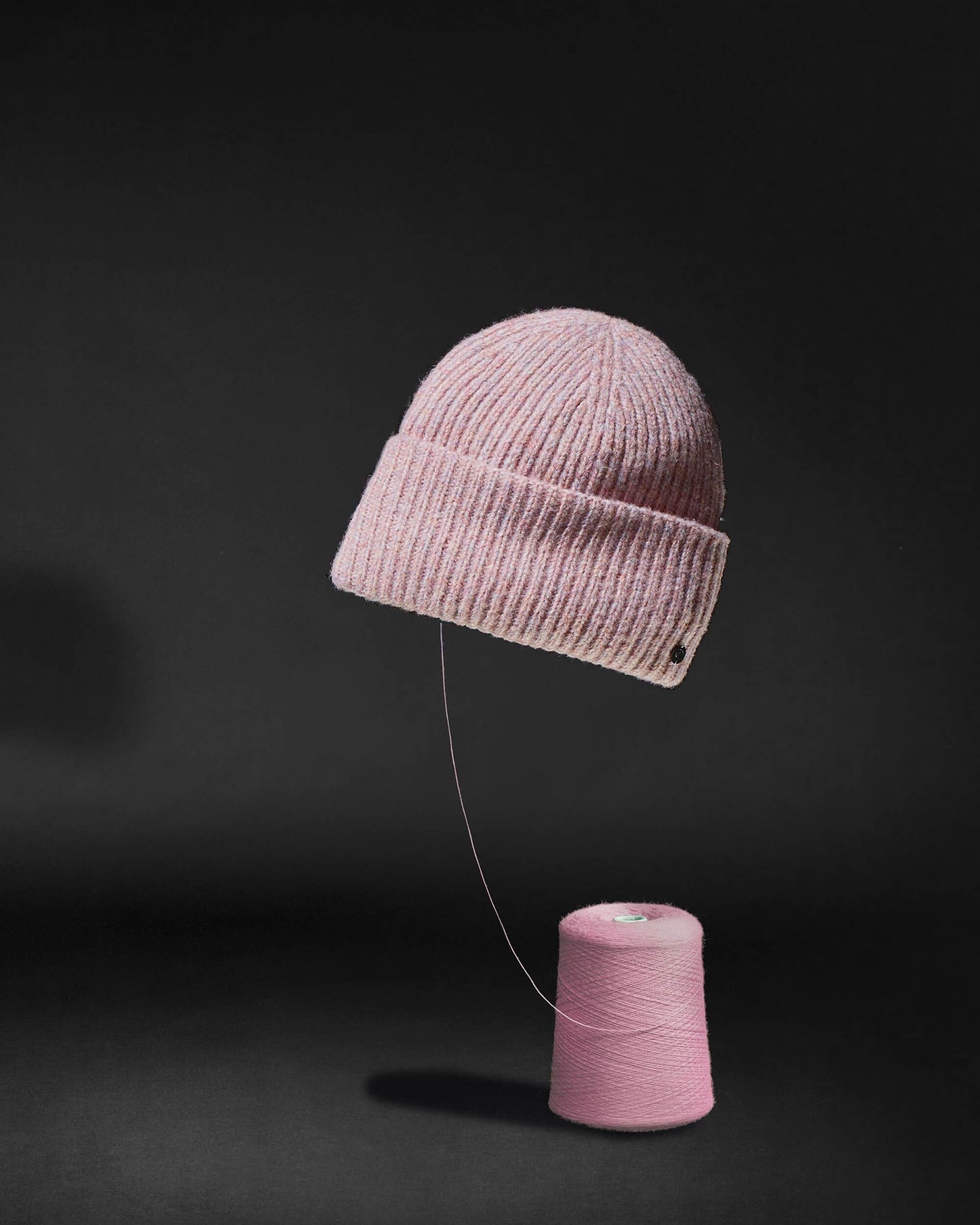 Mütze Strickmütze in Wollmischung (Palerose)