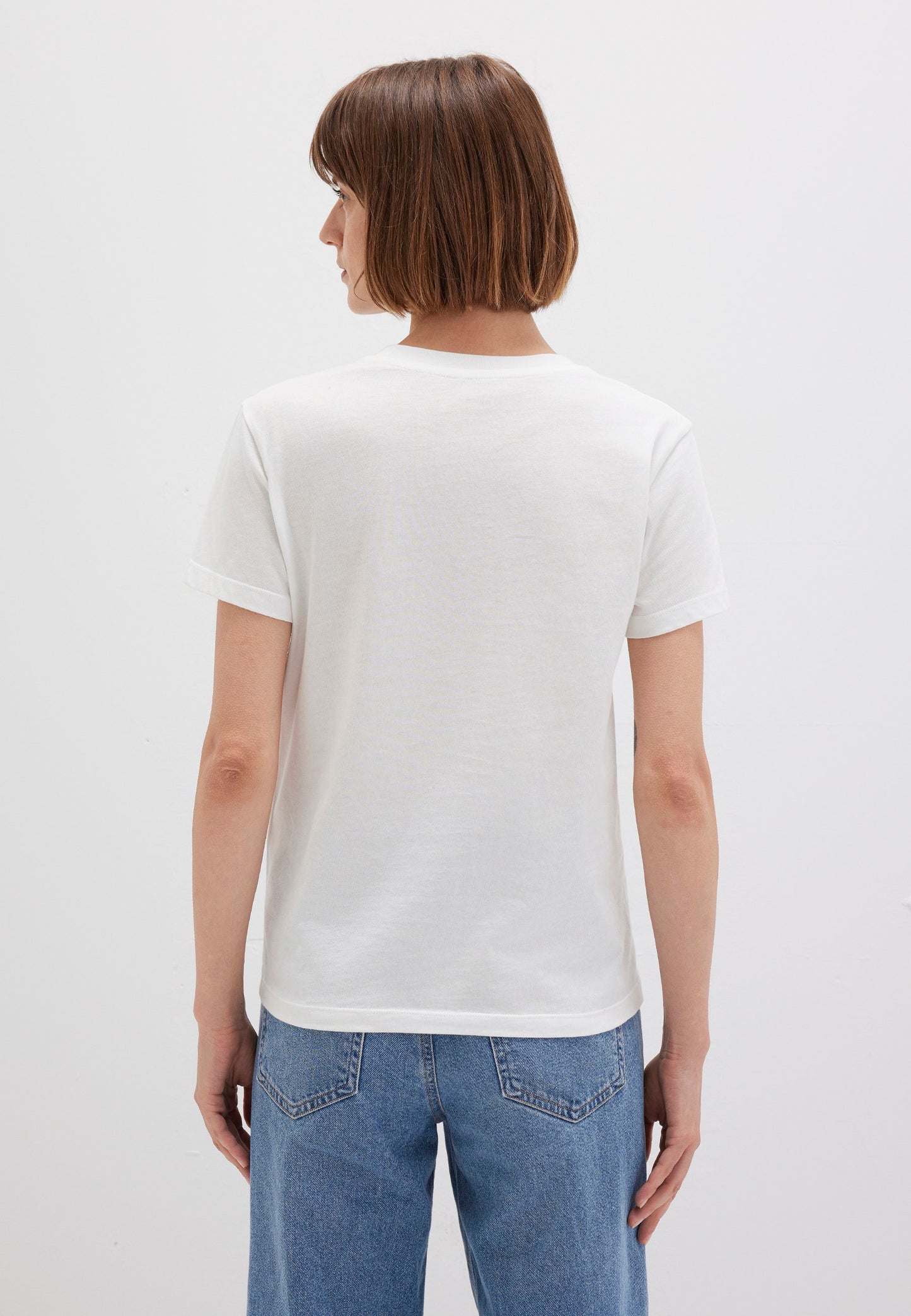 Cat Printed T-shirt (Antique White)