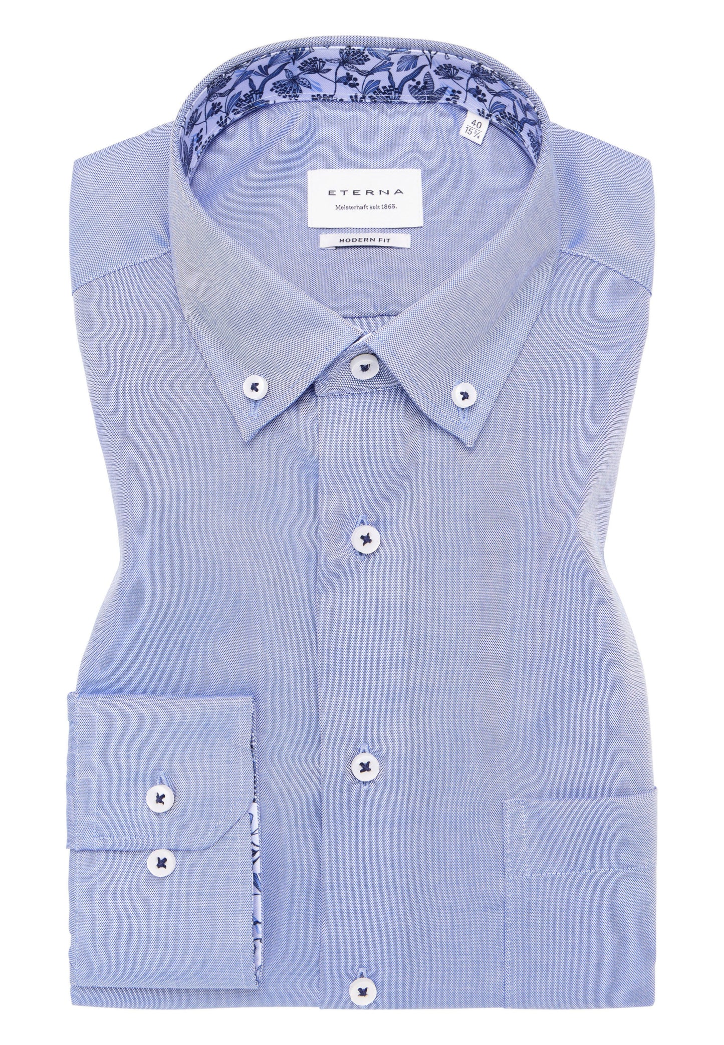 Hemd Oxford Langarm (Dunkelblau)