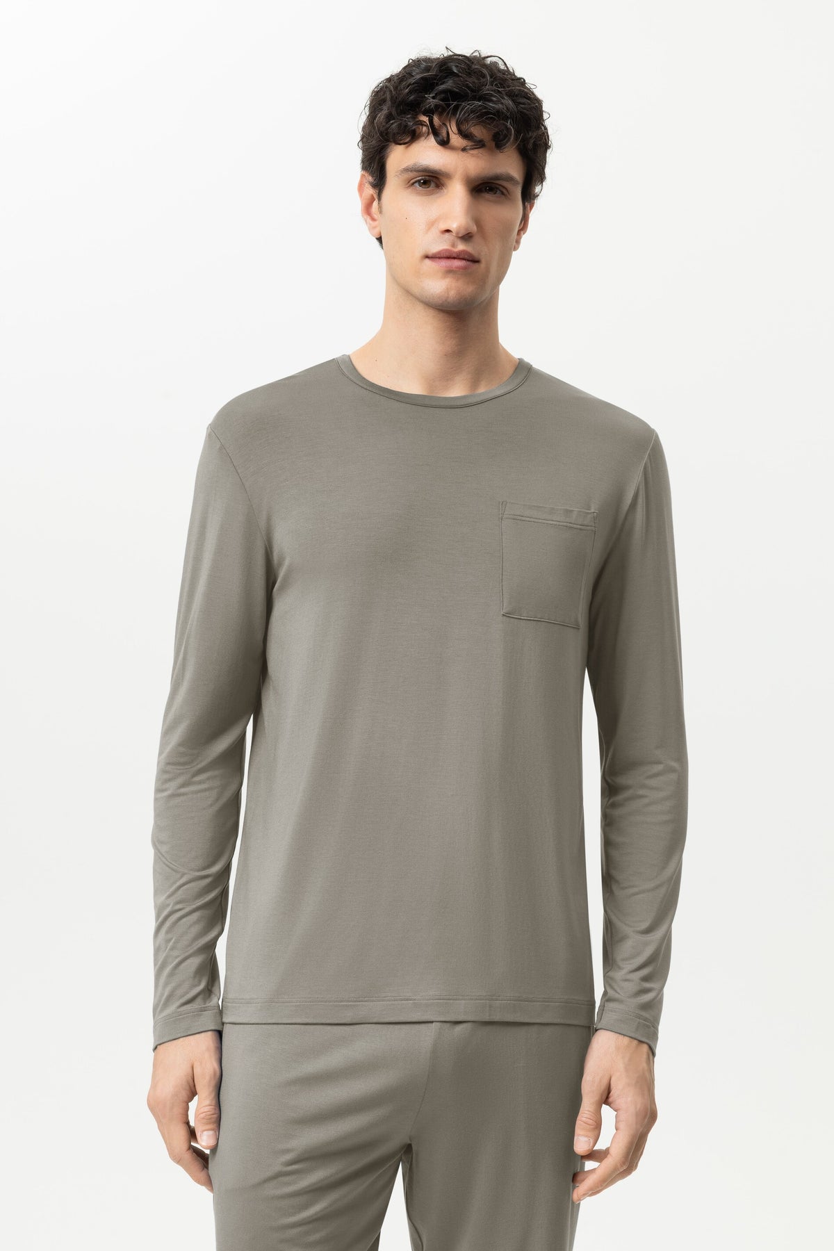 T-Shirt langarm (Light Oak)
