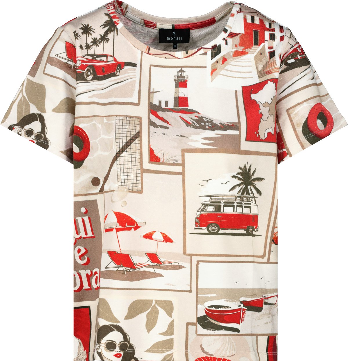 T-Shirt (Red Gemustert)