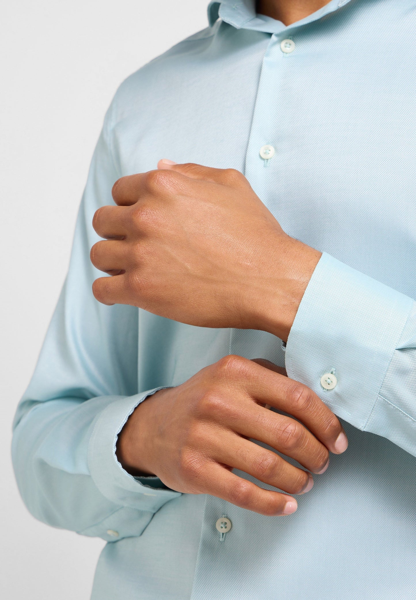 Performance Shirt Natté-Stretch Langarm (Grün)