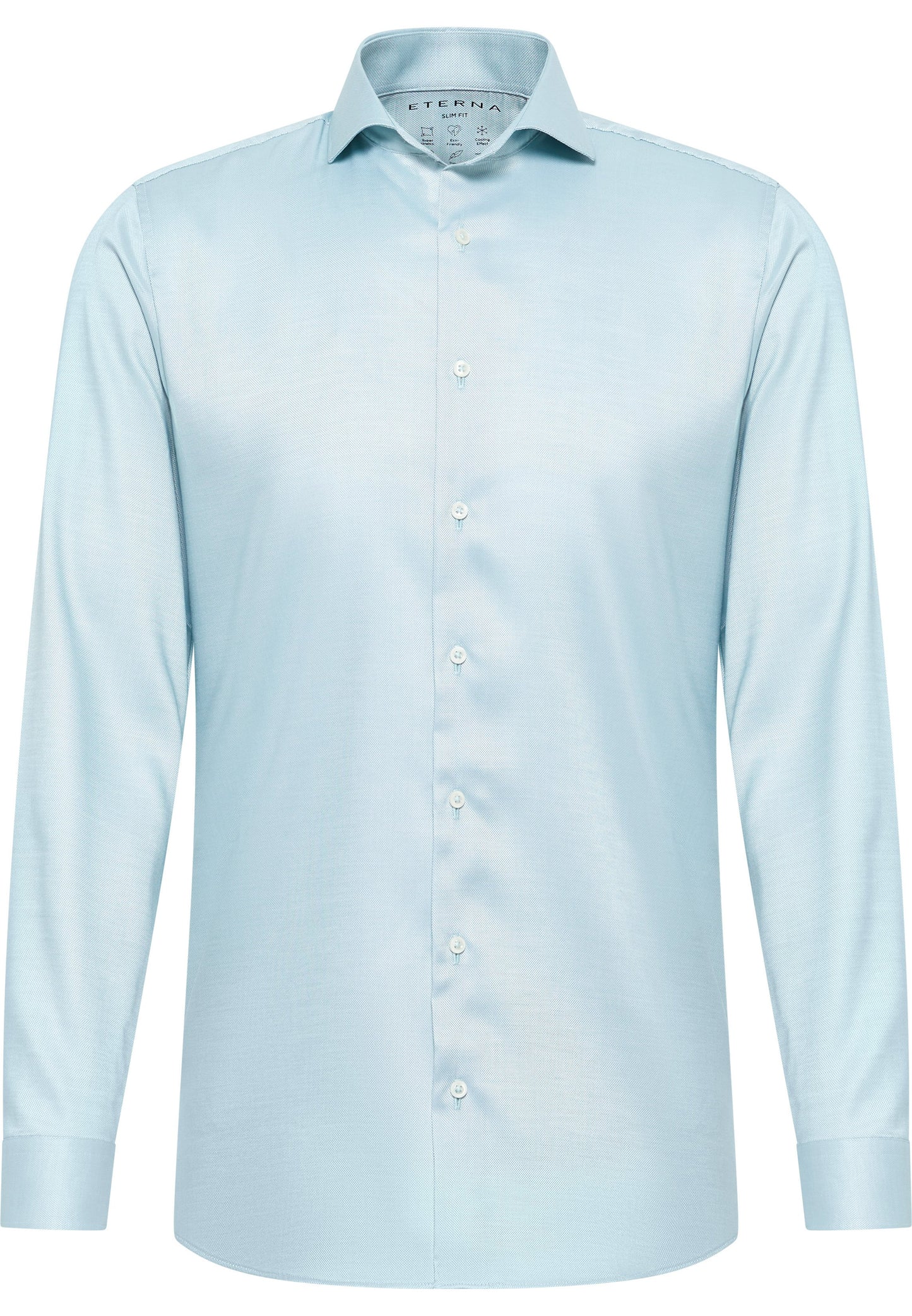 Performance Shirt Natté-Stretch Langarm (Grün)