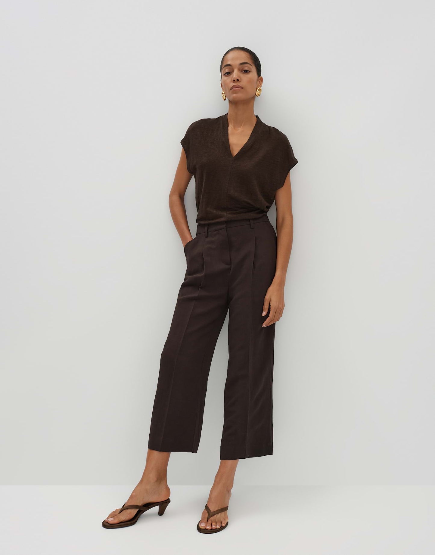 Celino cropped (Dark Espresso)