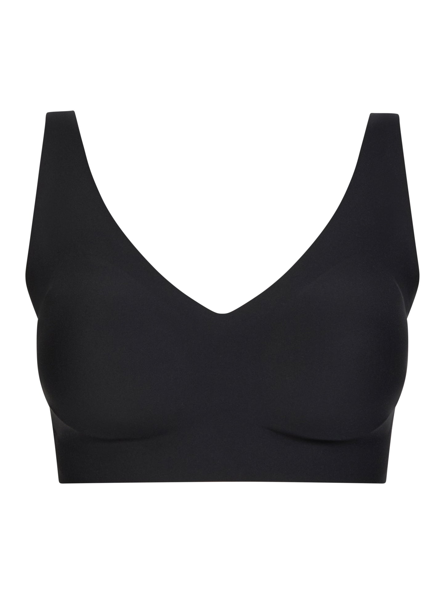 SoftStrech Power Tiefausgeschnittener BH (Schwarz)