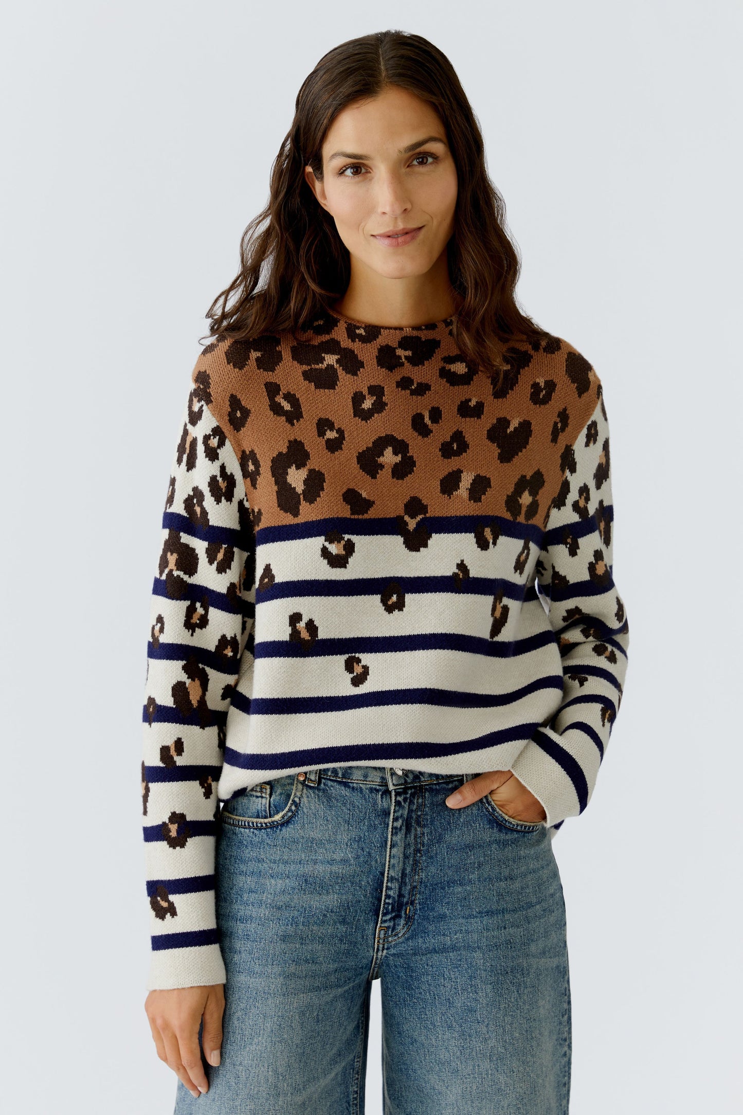 Pullover (Offwhite Camel)