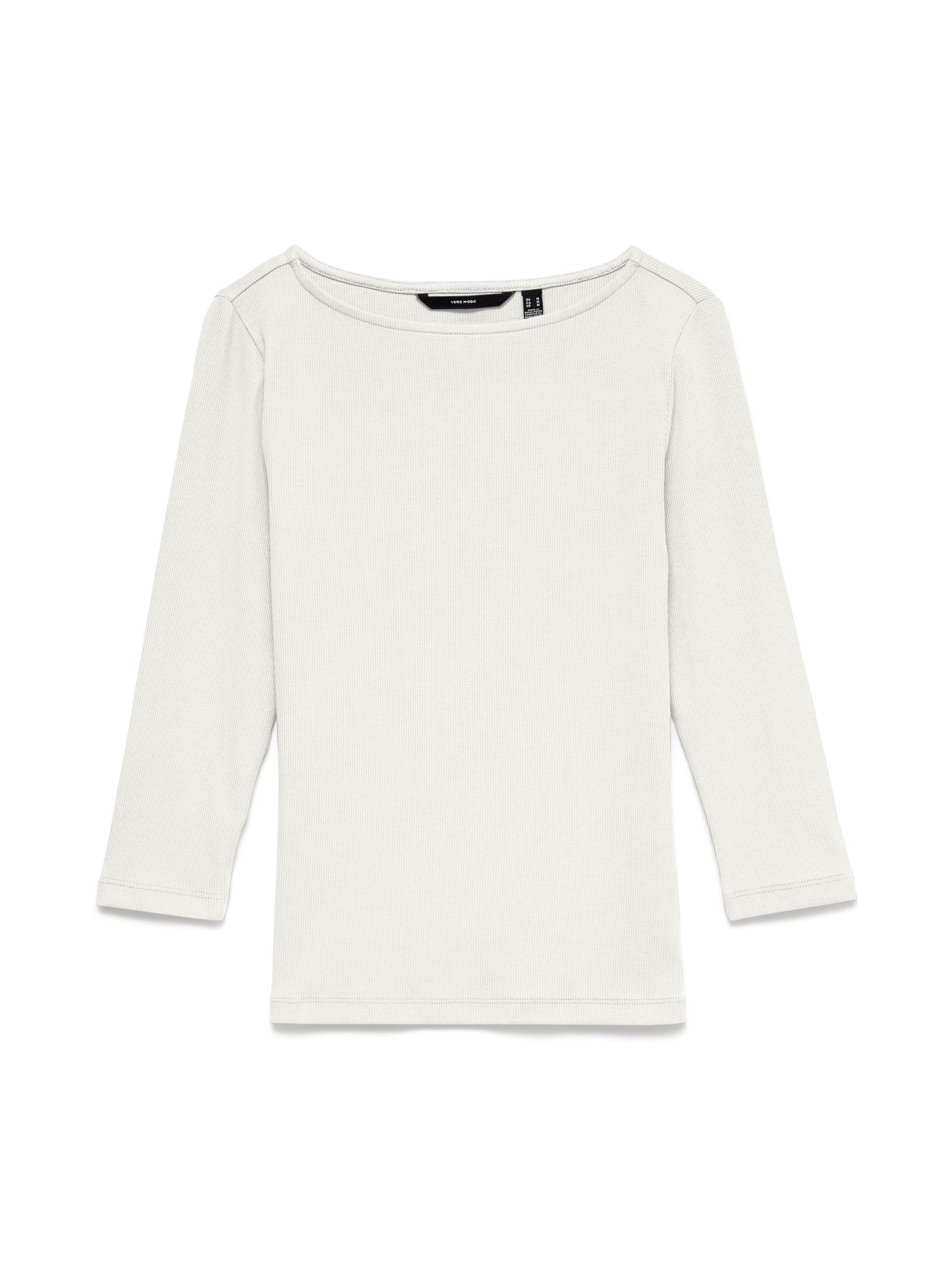 Vmchloe Panda 3/4 Boatneck Top Jrs (Snow White)