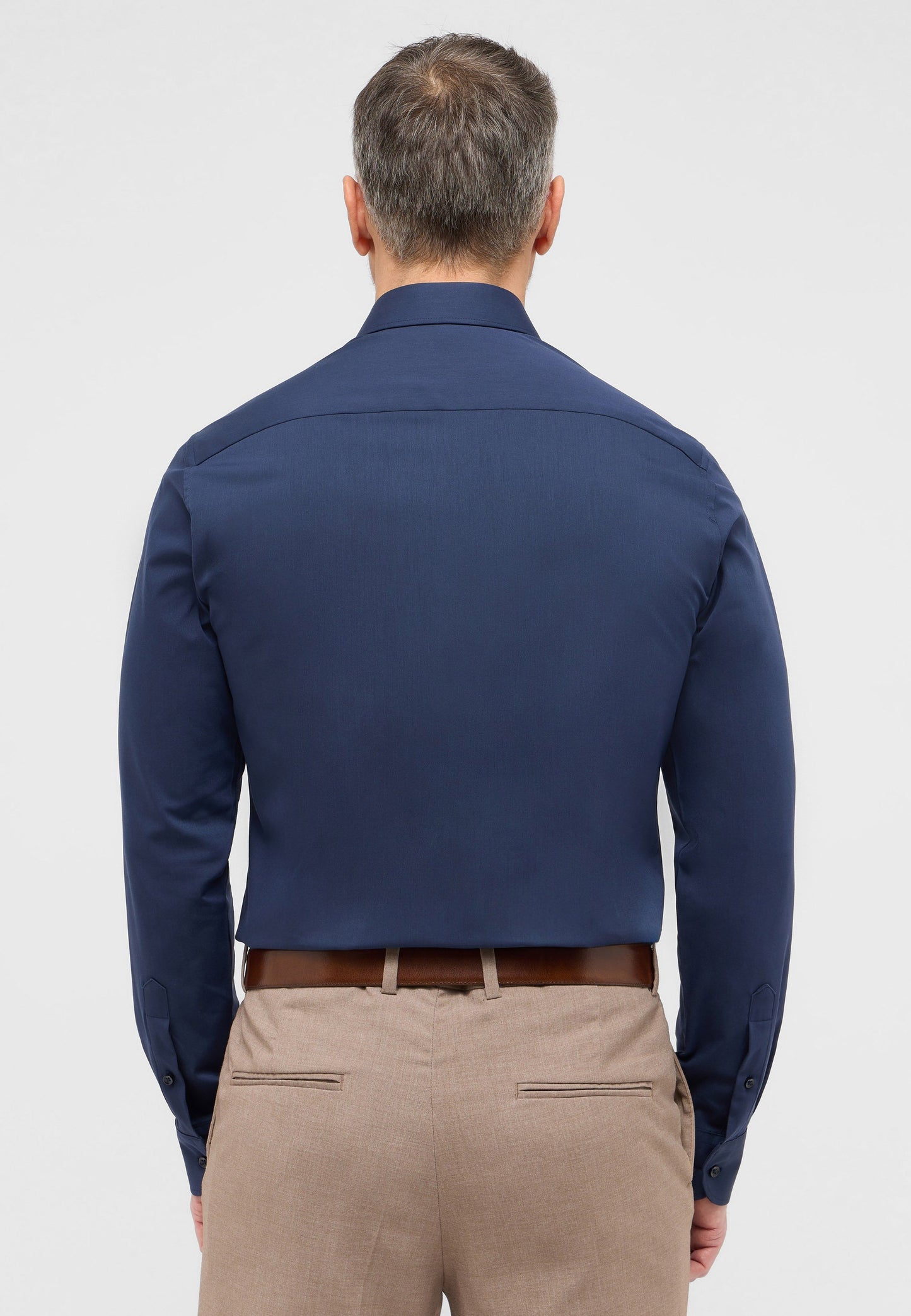Performance Shirt Twill-Stretch Langarm (Marine)