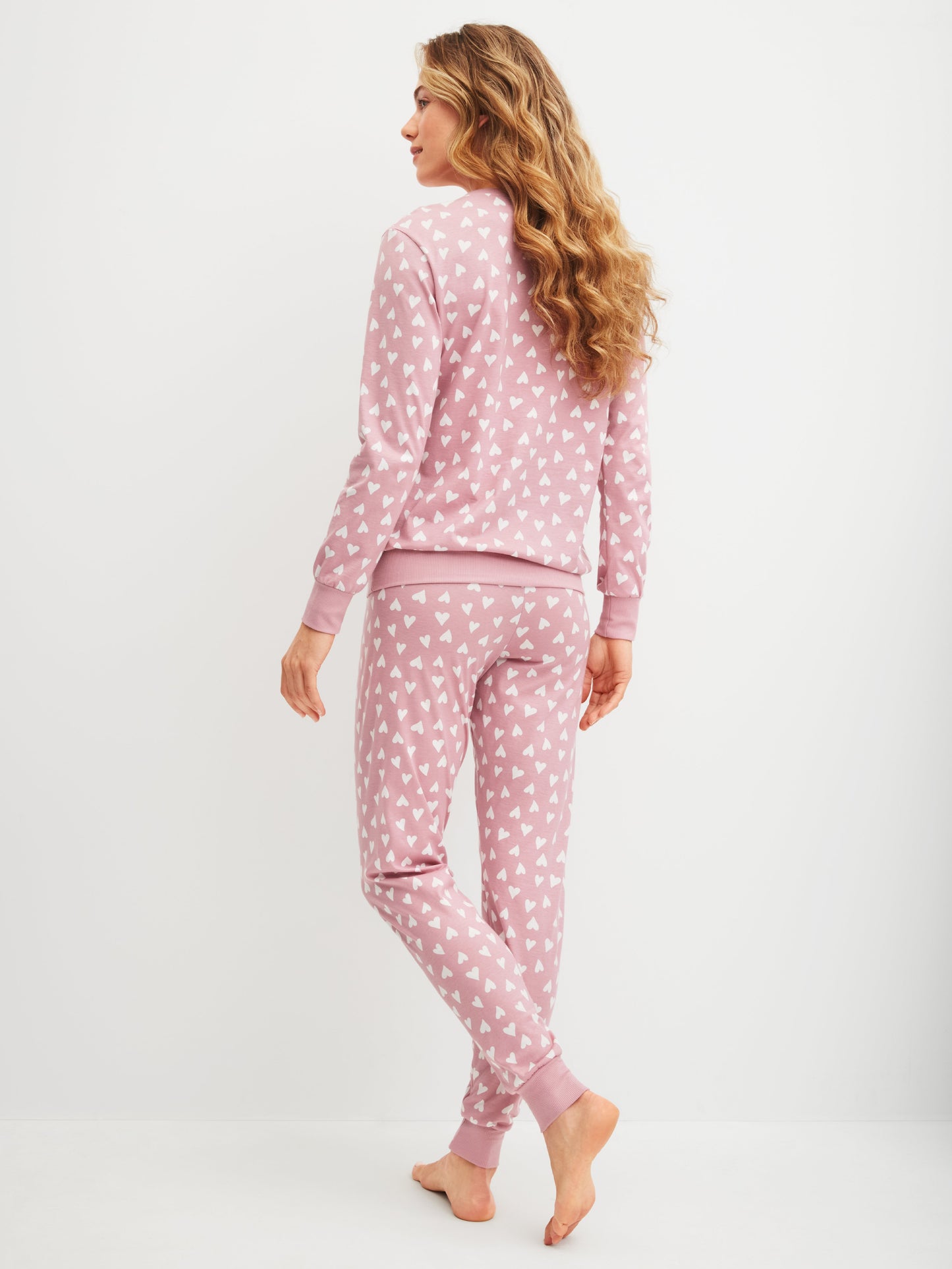 WOMEN Pyjamas with cuff (Lilas)