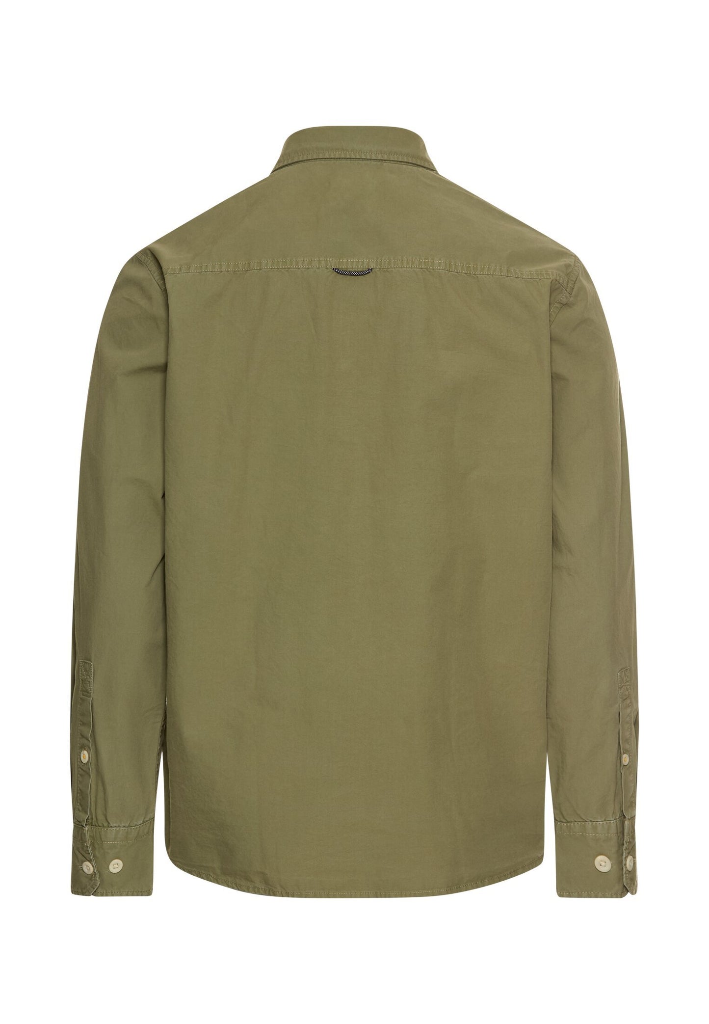 Baumwollhemd mit Brusttasche (Dusty Khaki)