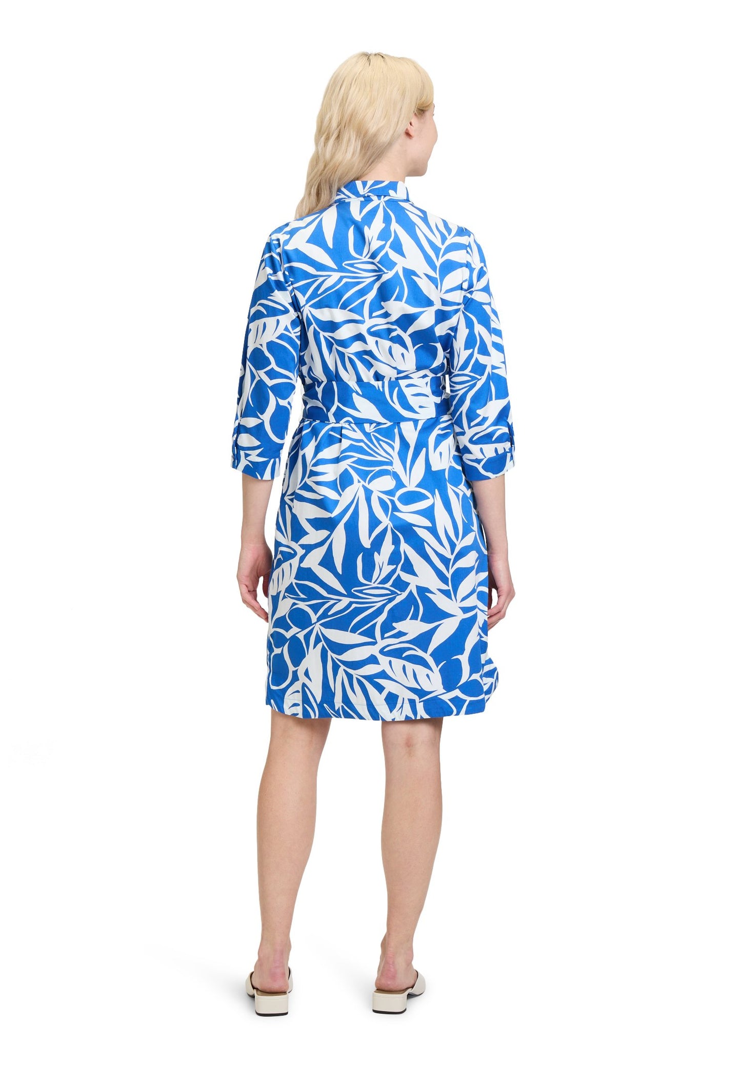 Hemdblusenkleid (Blue/cream)