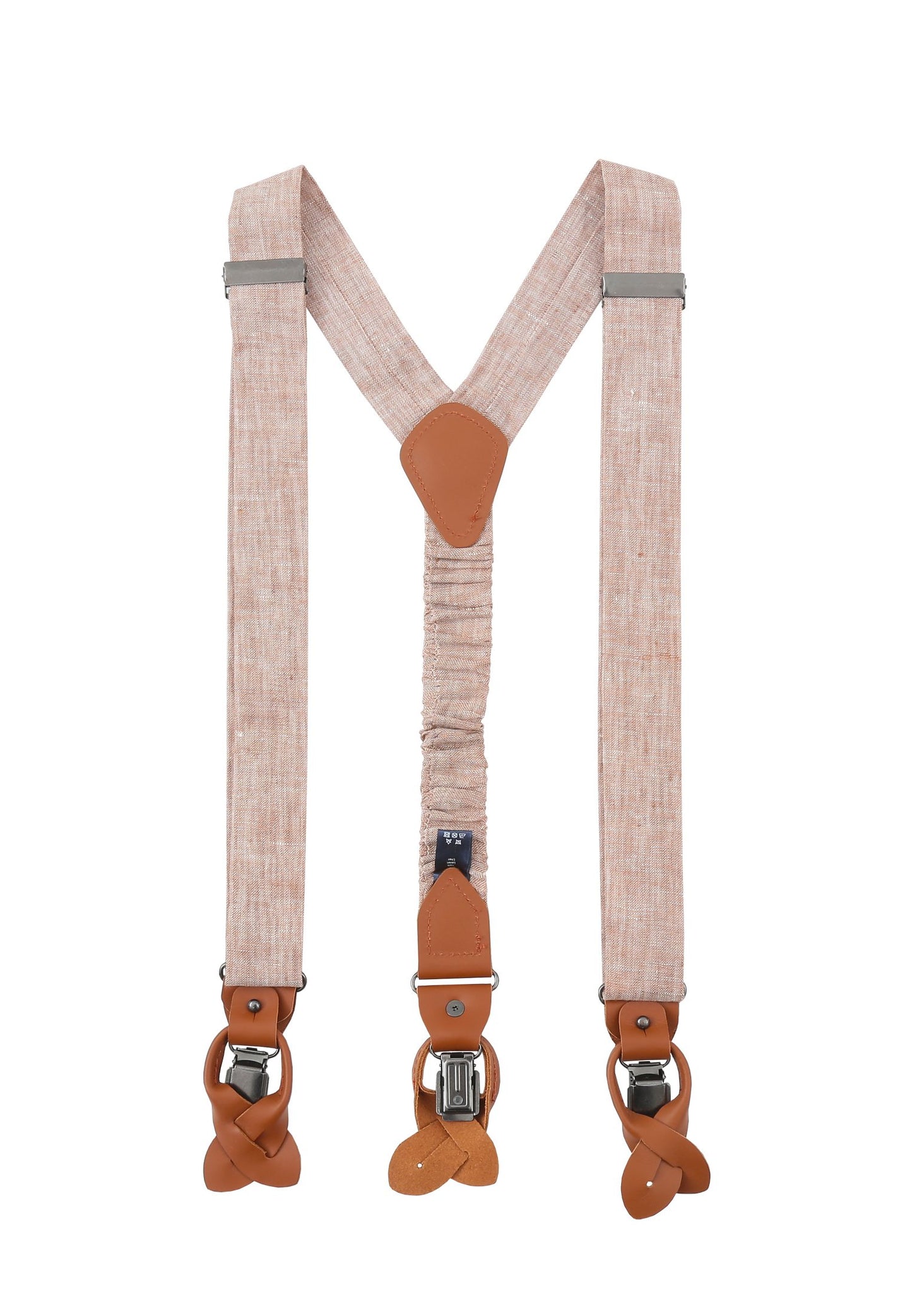 Set Hosenträger+Fliege Uni (Fb.4 Beige)