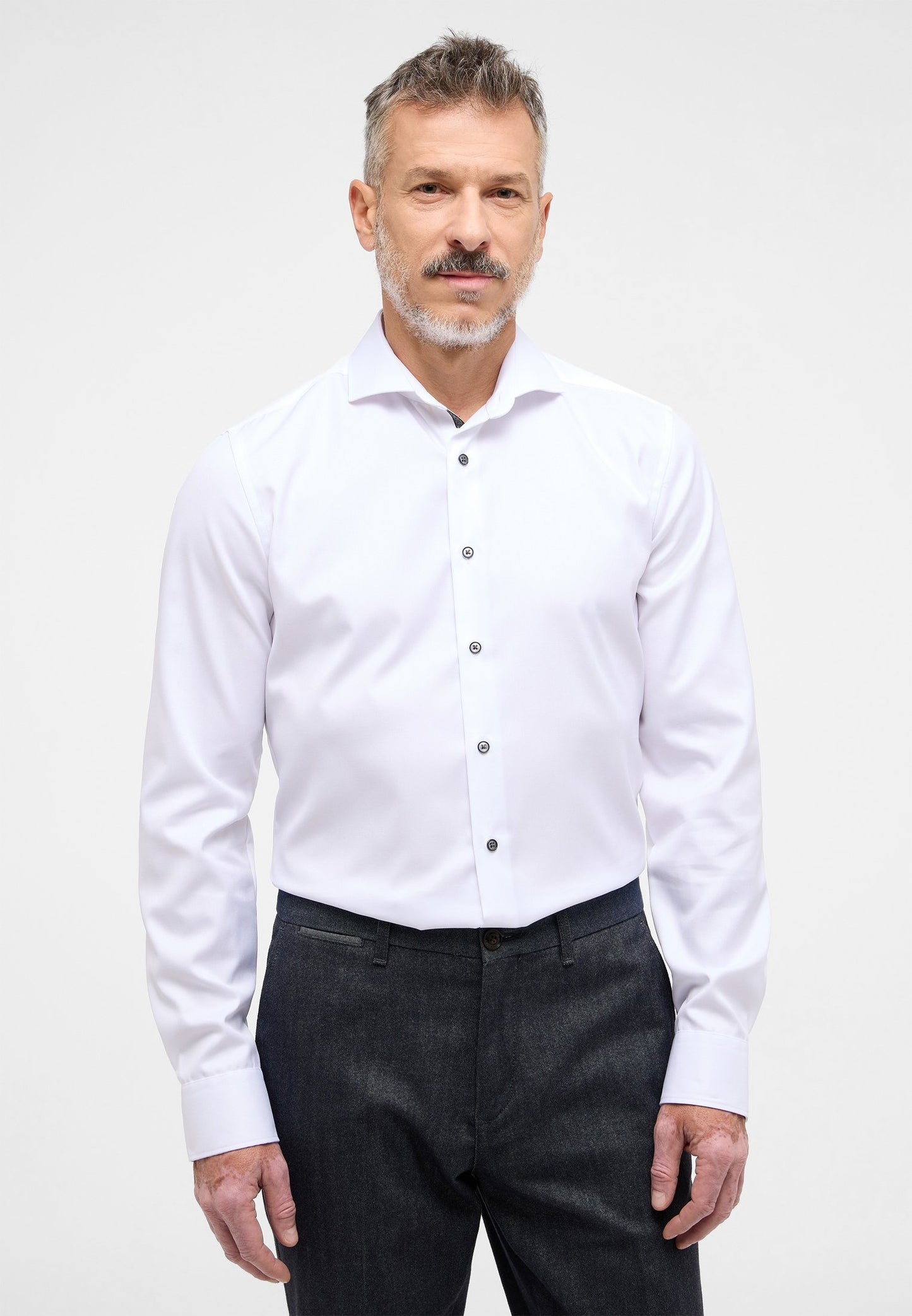 ETERNA Cover Shirt SLIM FIT (Weiss)