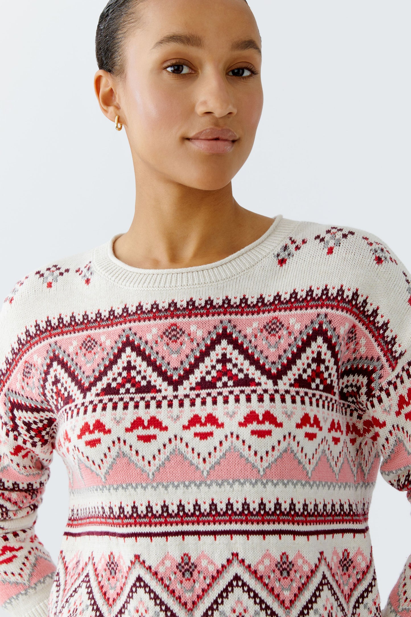 Pullover (White Red)