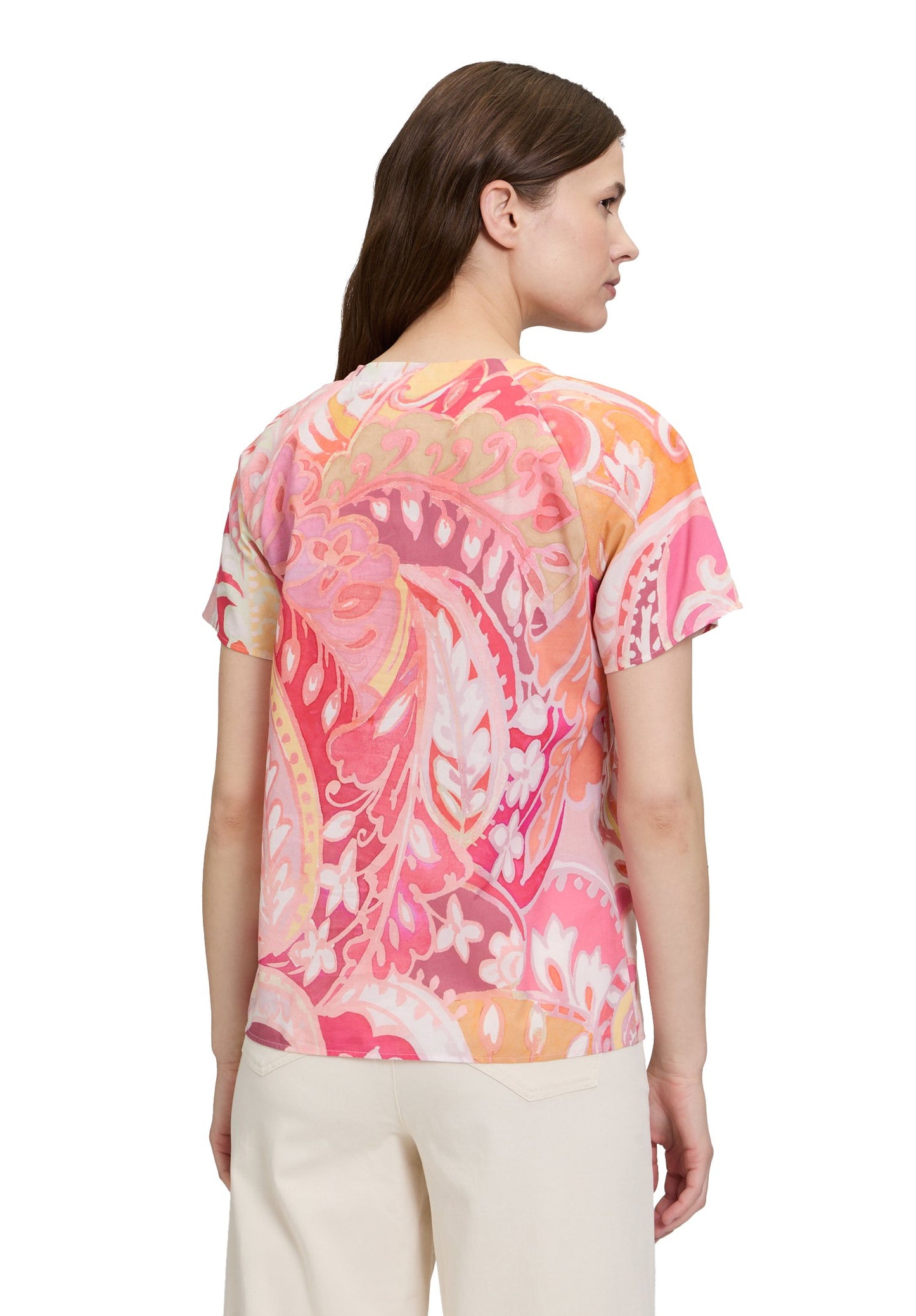 Casual-Bluse (Rosé/yellow)