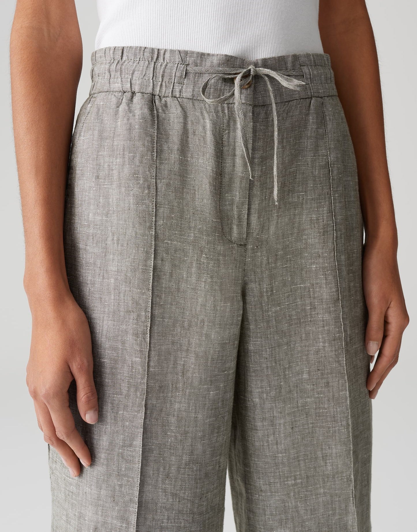 Maikito linen (Olive Leaf)