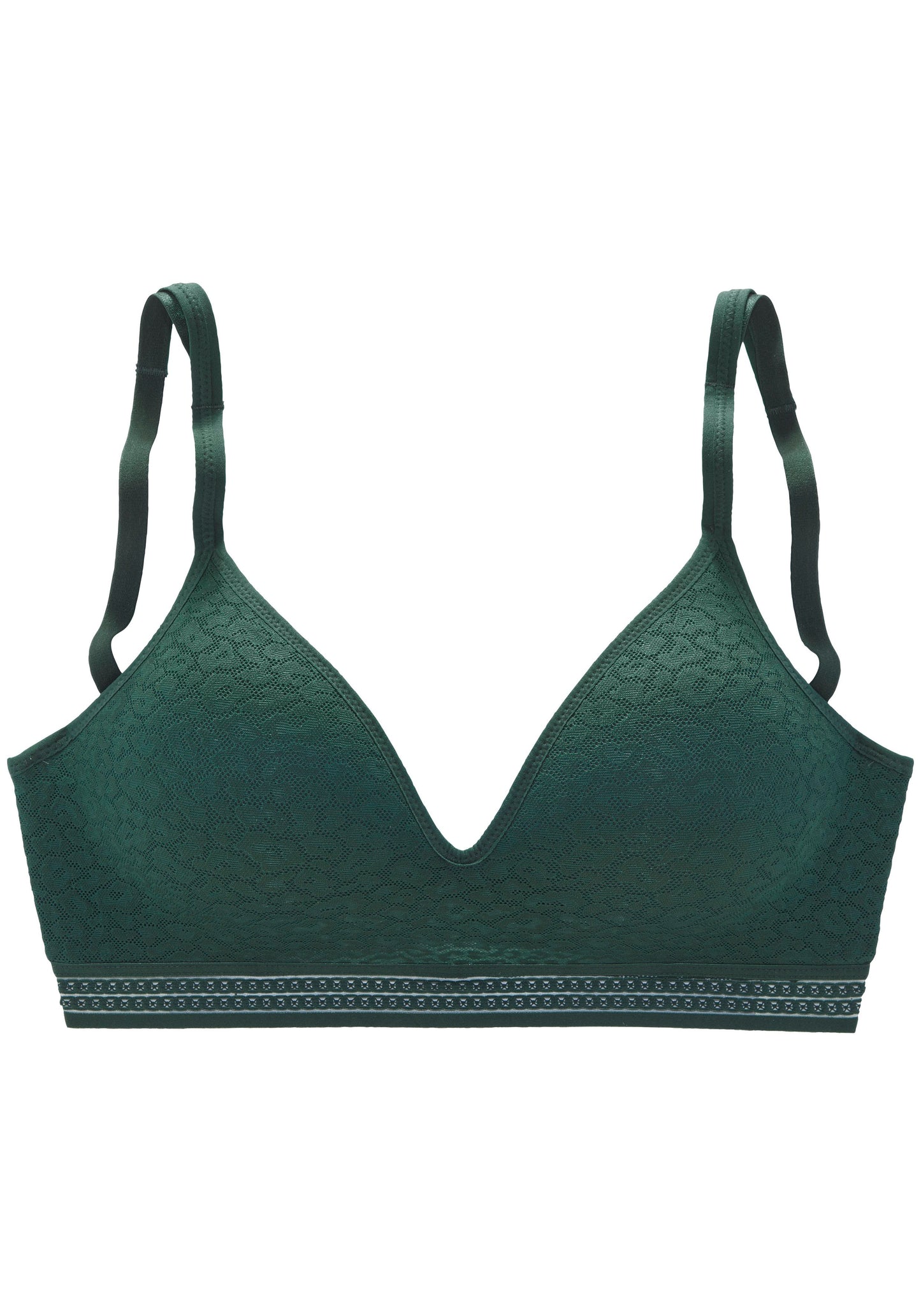 LASCANA Bralette full lace (Fir Green)