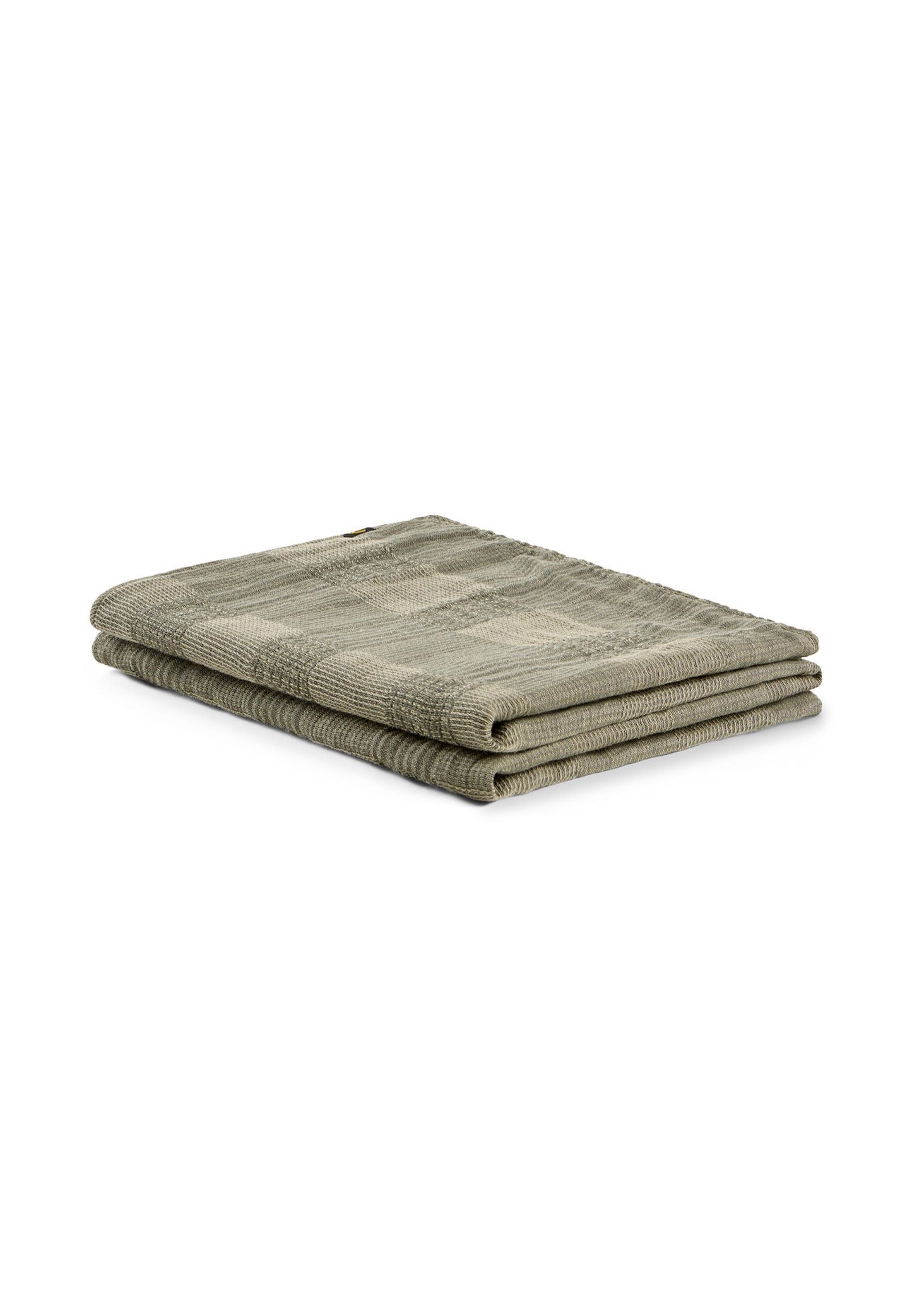 Gewebter Schal aus 100% Baumwolle (Olive Brown)