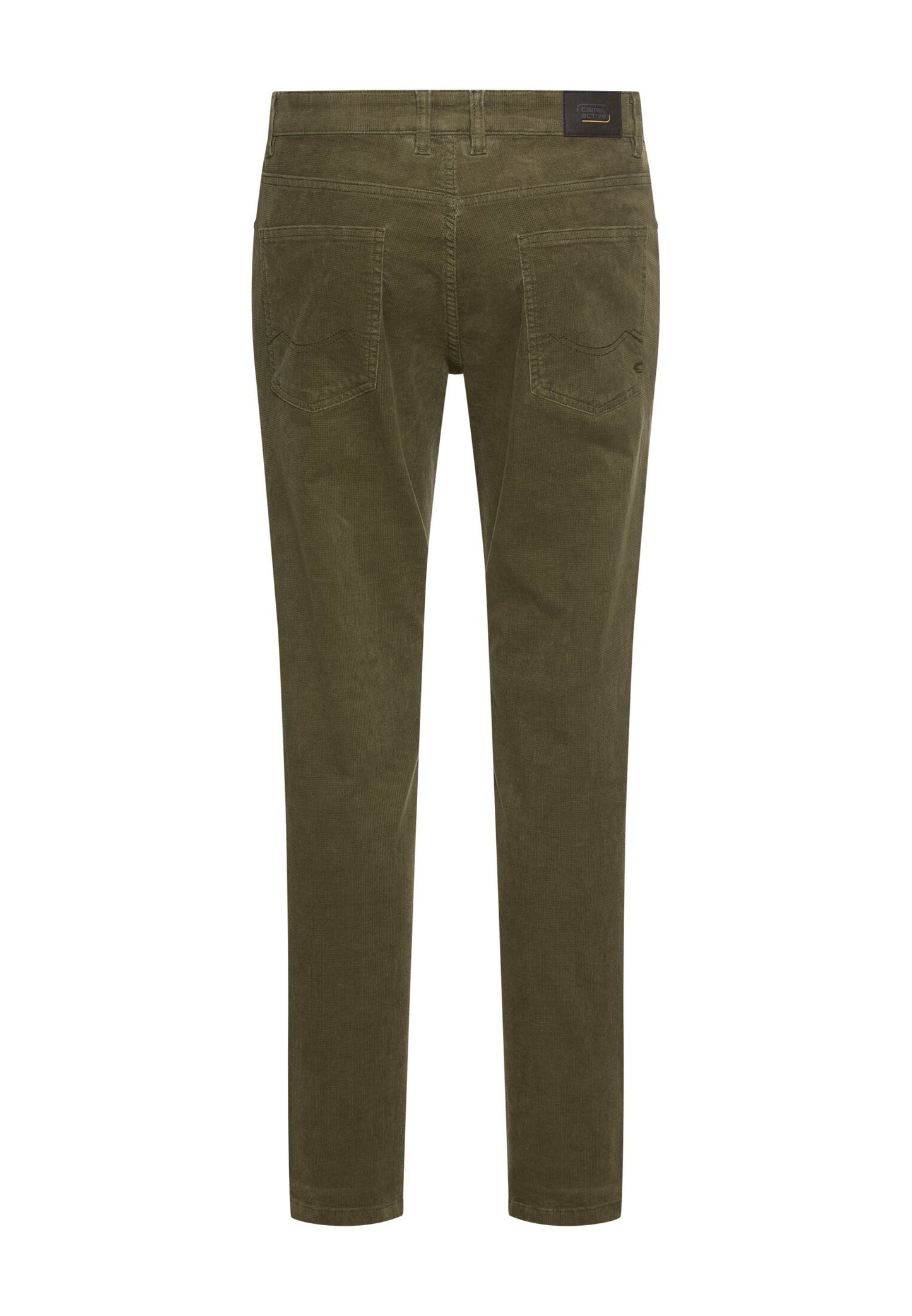 5-Pkt Regular Fit Hose aus Baumwollmix (Forest Green)