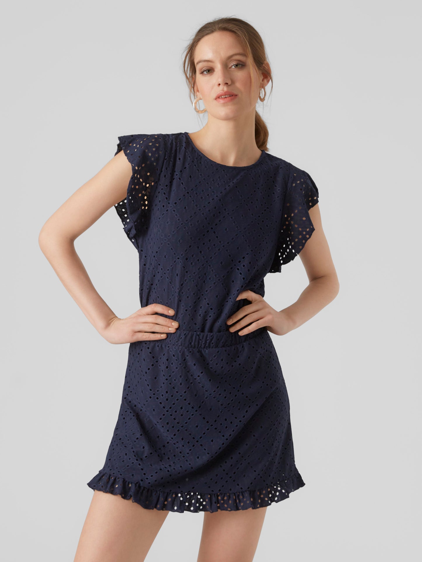 Vmtassa Sl Frill Top Noos (Navy Blazer)