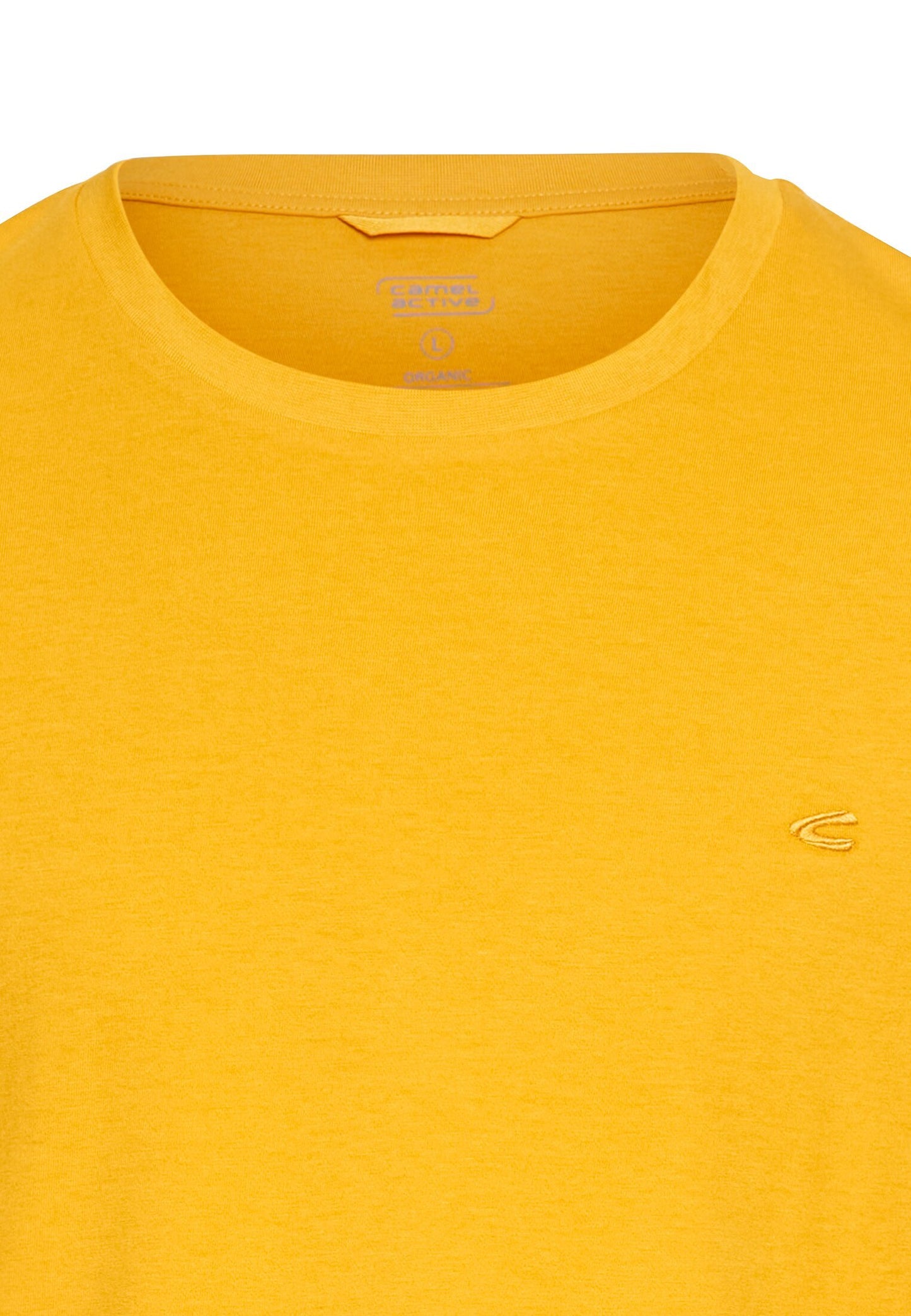 Basic T-Shirt aus reiner Baumwolle (Sunflower)
