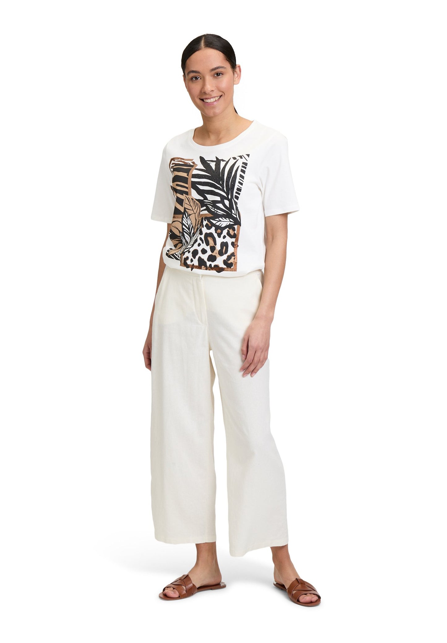 Basic Shirt (Patch Cream/bei)