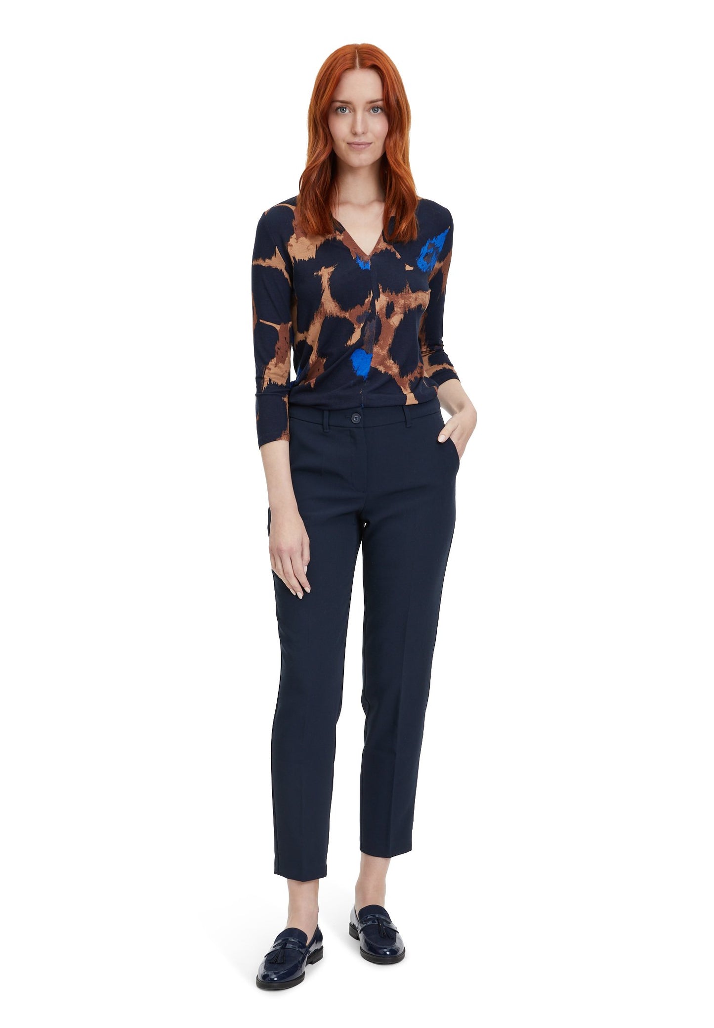 Printshirt (Dark Blue /came)