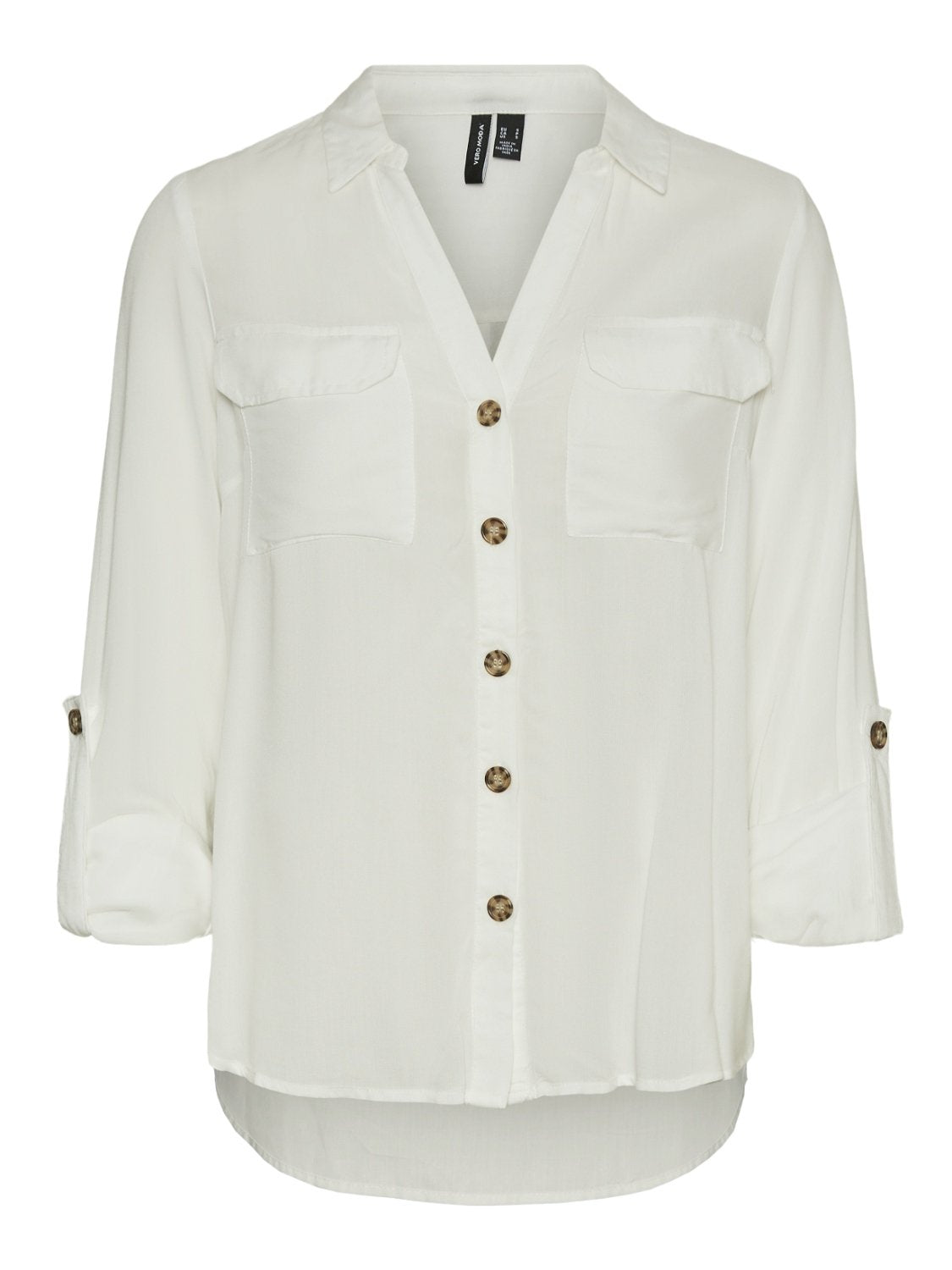 Vmbumpy L/s Shirt New Wvn Ga Noos (Snow White)
