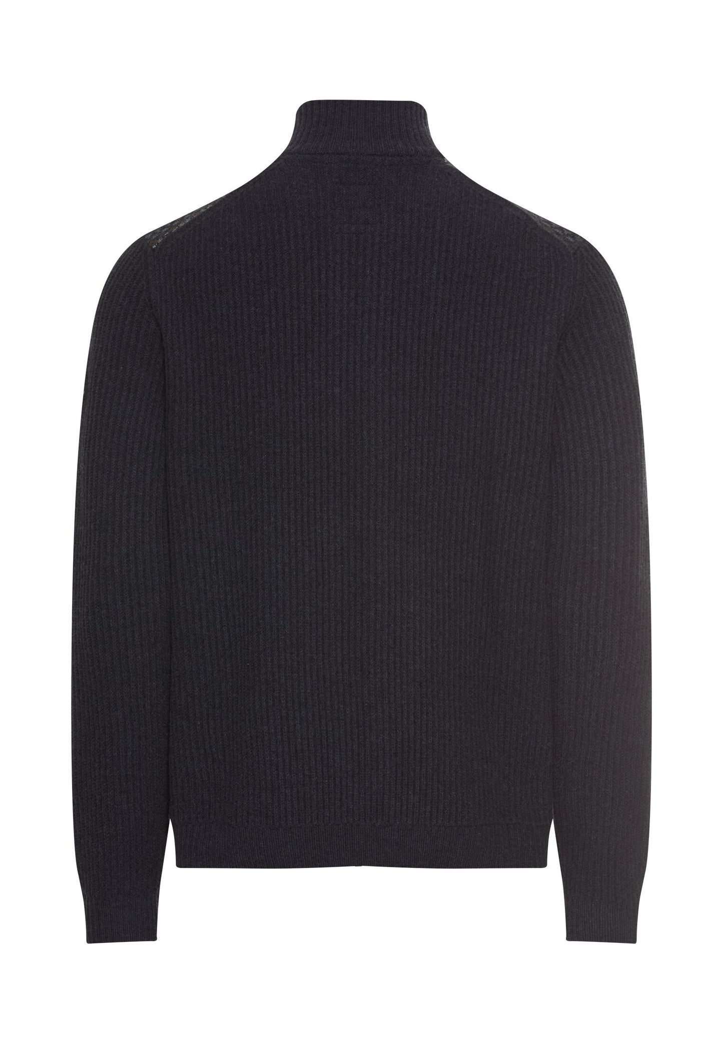 Strickjacke mit Stehkragen (Dark Navy)