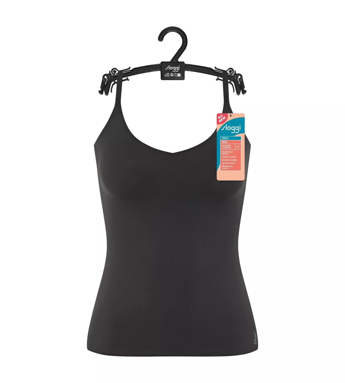 sloggi ZERO Feel 2.0 Spaghetti Top (Black)