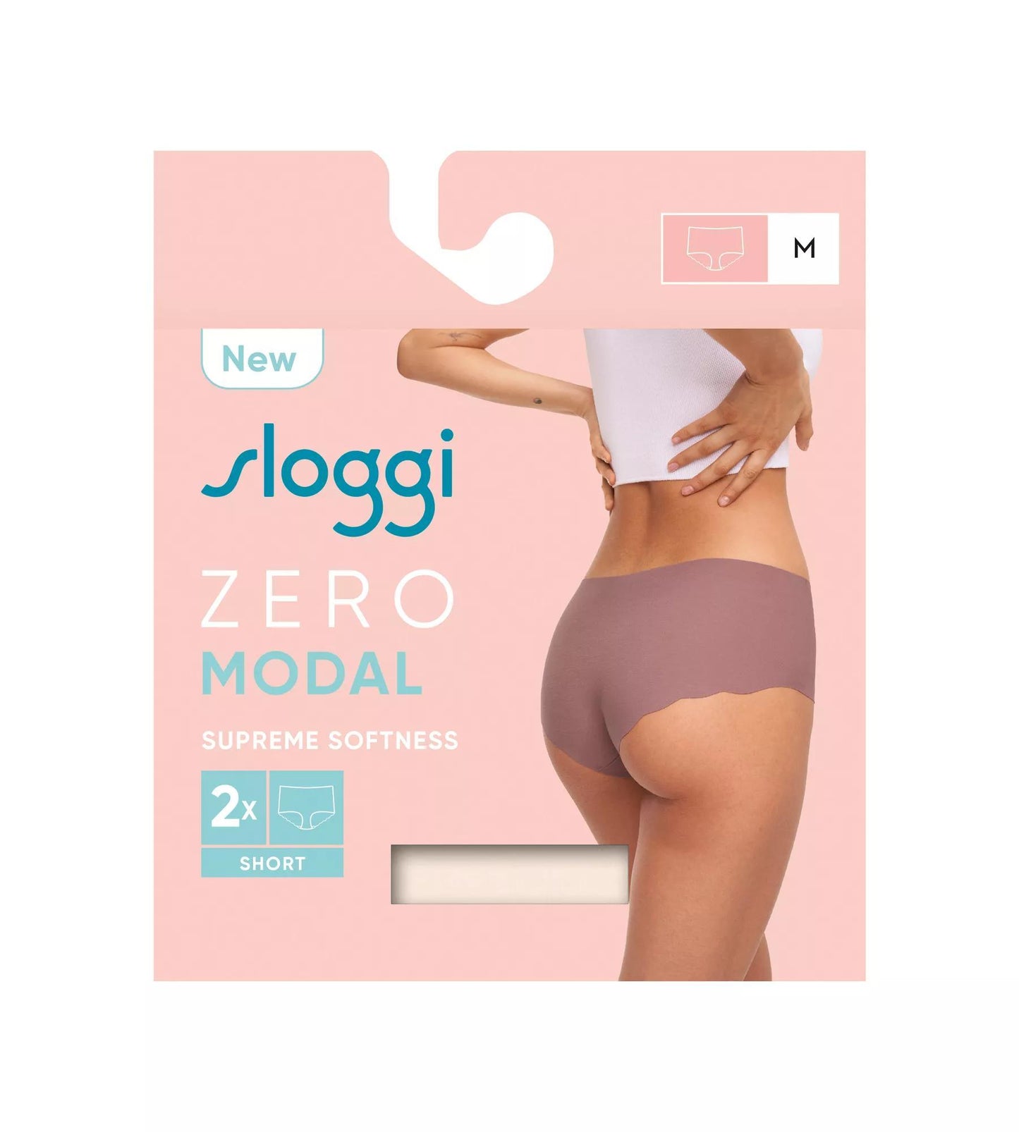 sloggi ZERO Modal 2.0 Short 2P (Angora)
