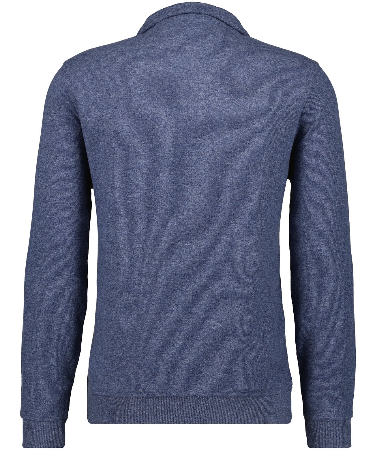 Sweatshirt mit Stehkragen und Zip (Marine Mel)