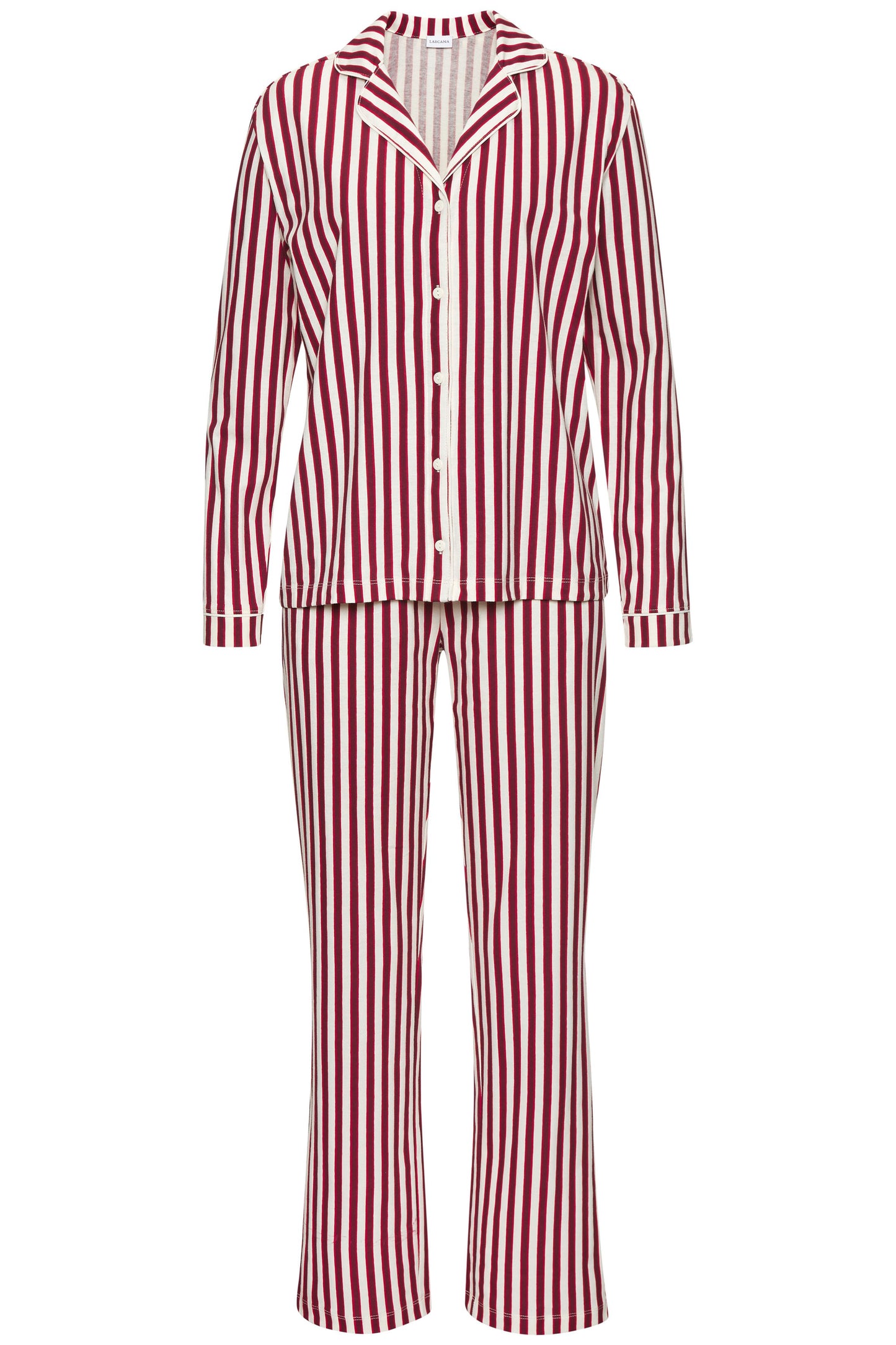 LASCANA LAS XMas Classic PJ (Red Stripes)