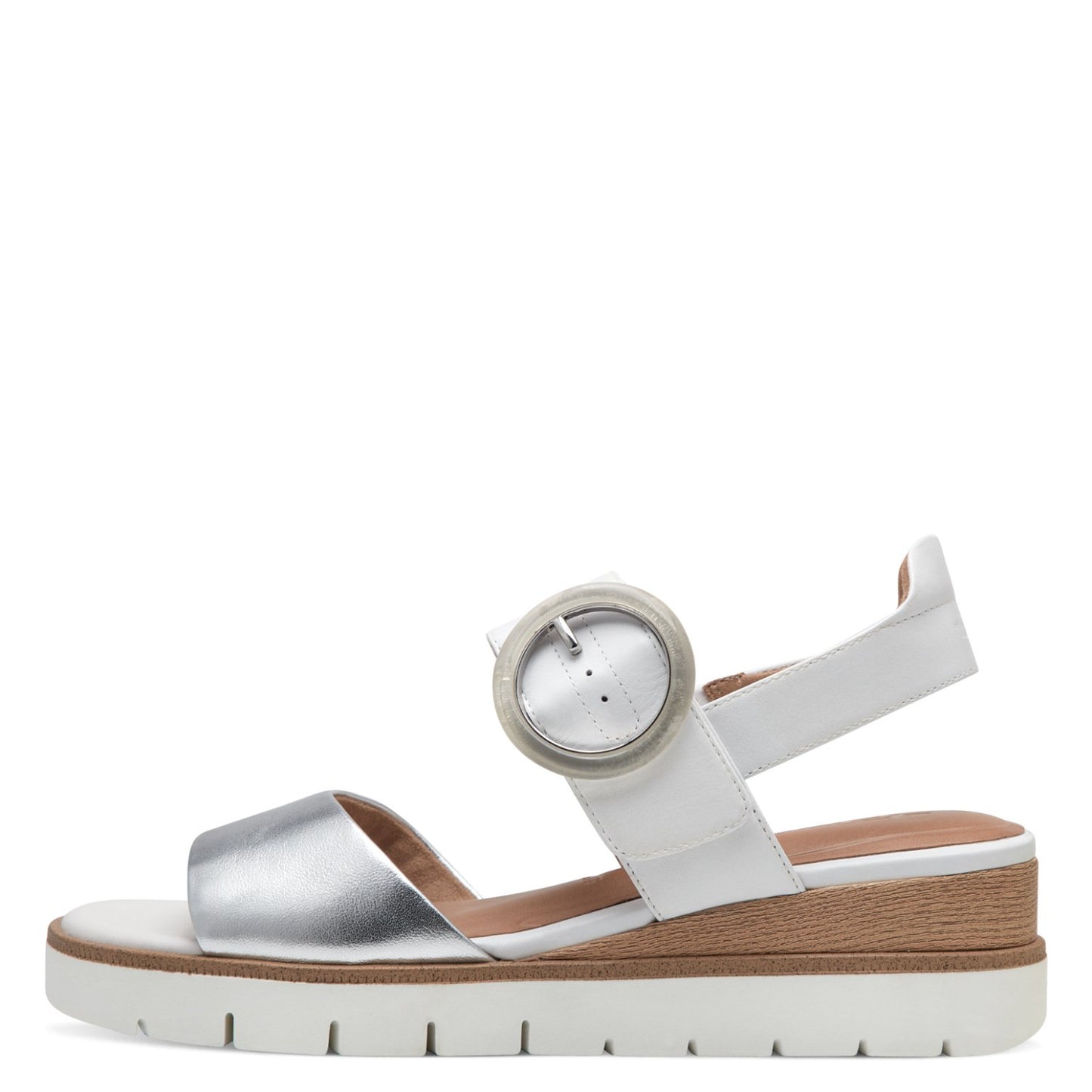 Sandalette (White/silver)