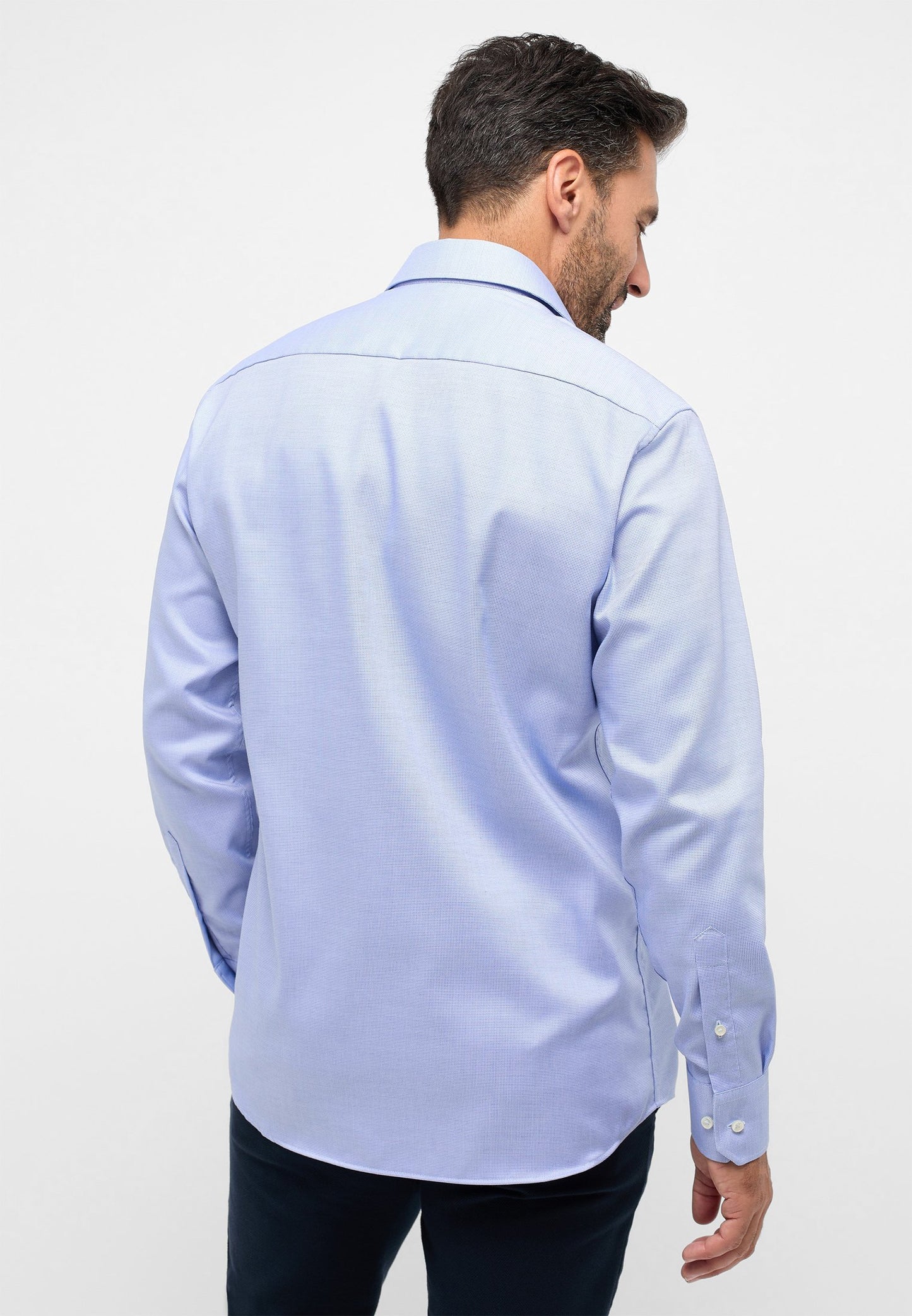 Hemd Langarm (Mittelblau)