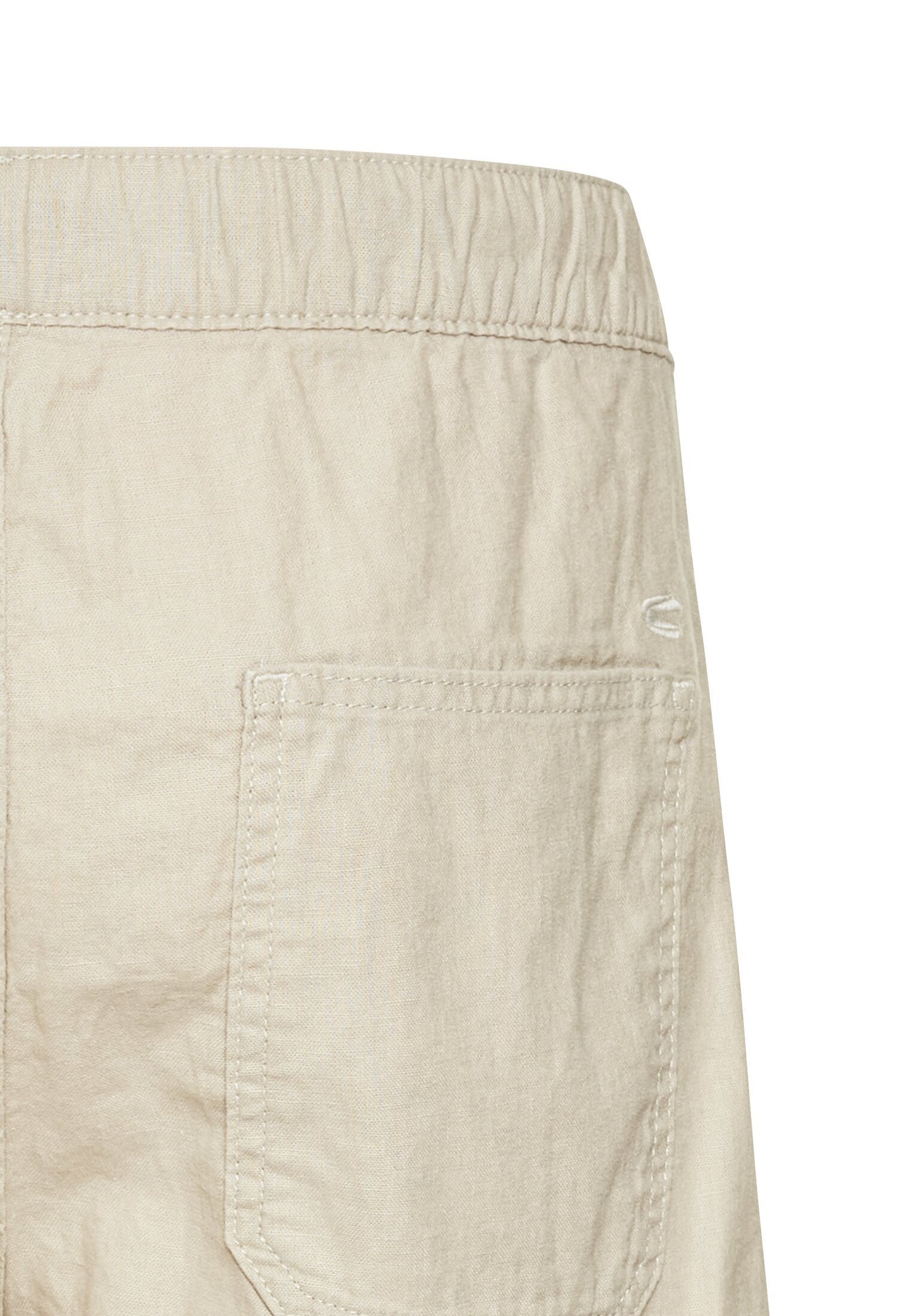 Chino Shorts mit elastischem Bund (Beige)