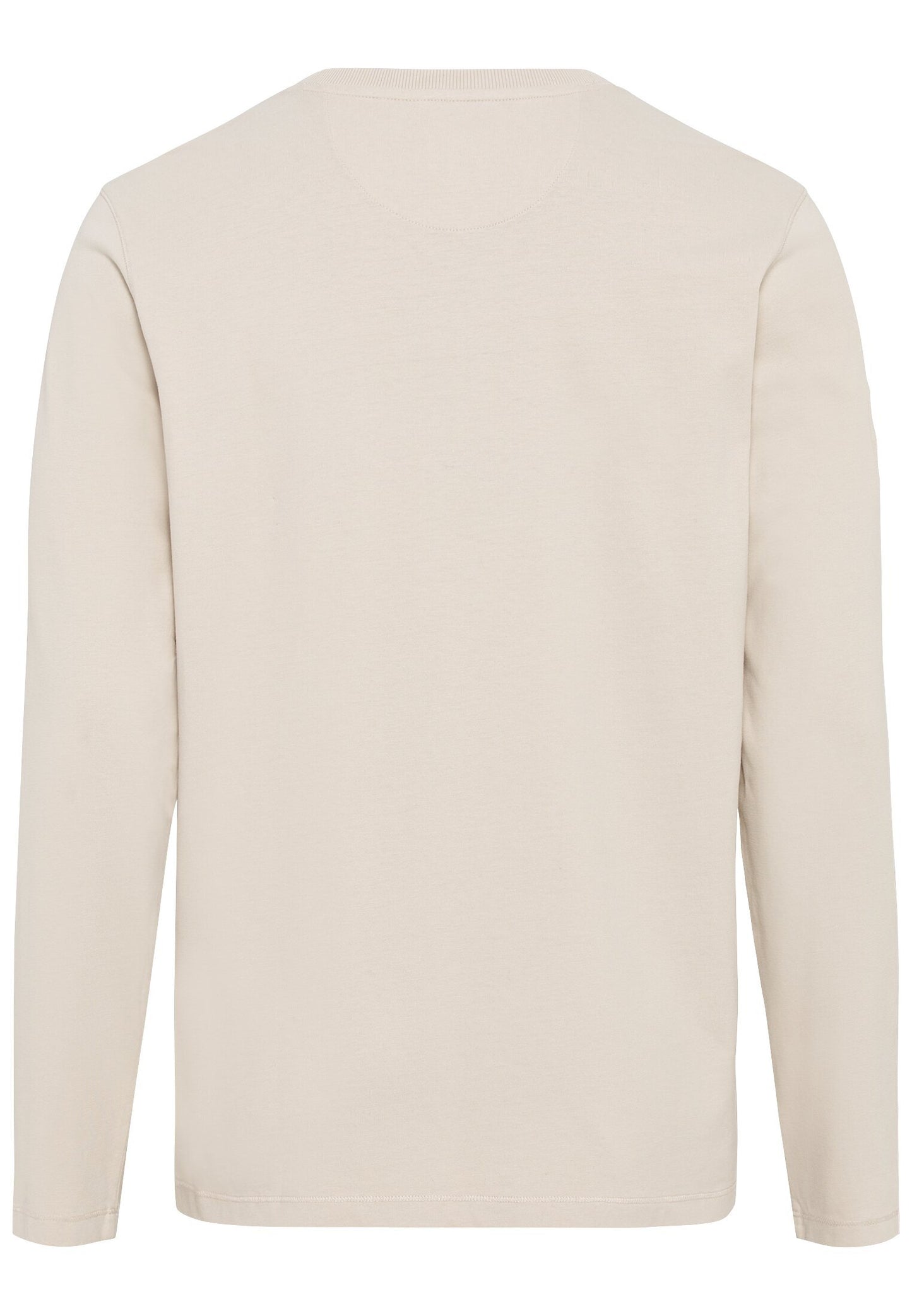Henleyshirt mit langen Ärmeln (Kitt)