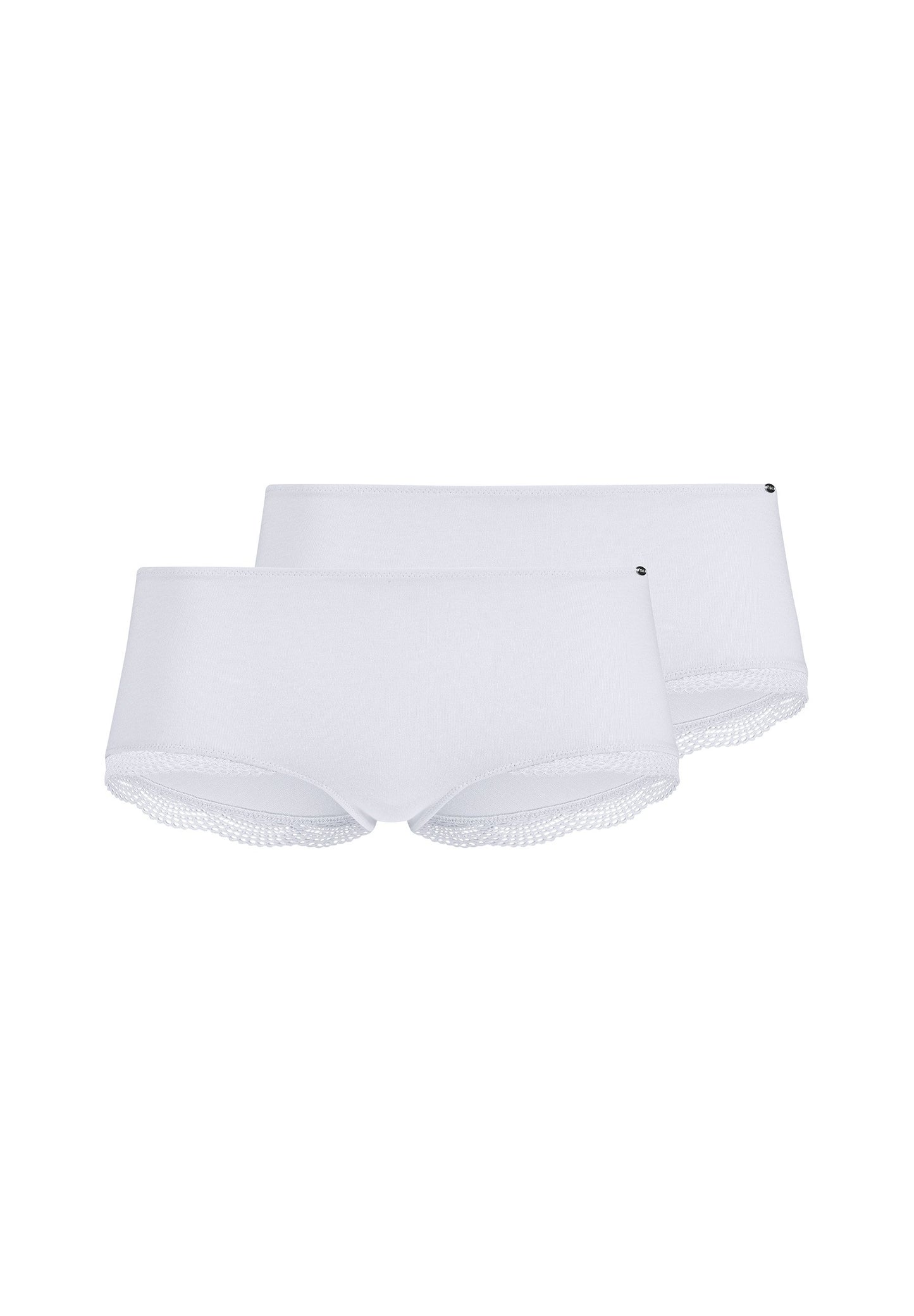 Skiny Damen Pants 2er Pack Classicotton (White)