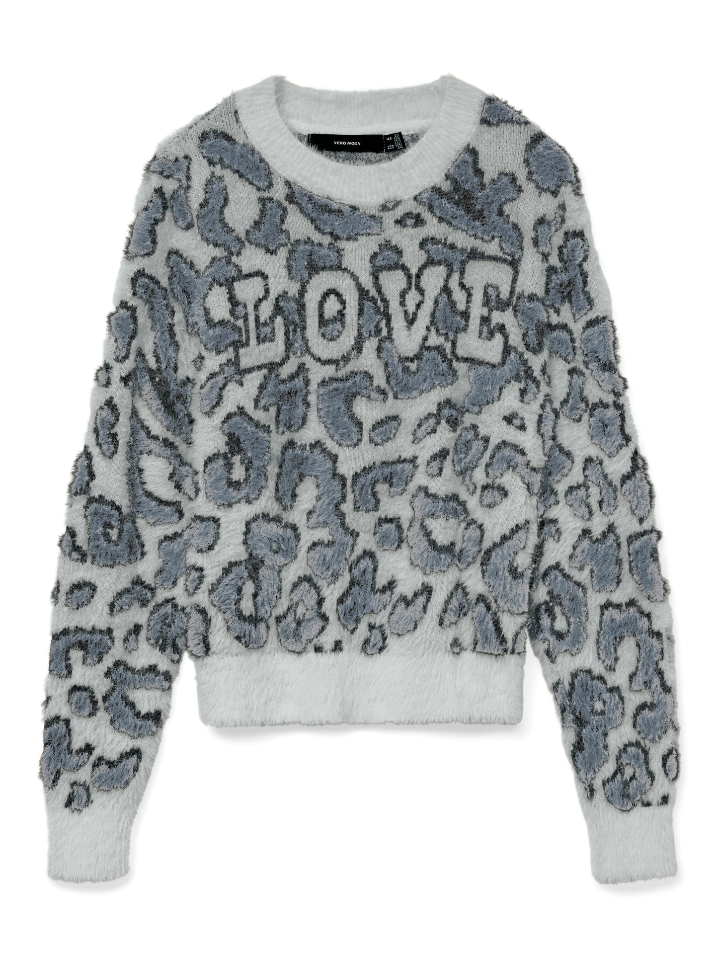 Vmjungle Ls O-neck Pullover Boo (Griffin/w.)