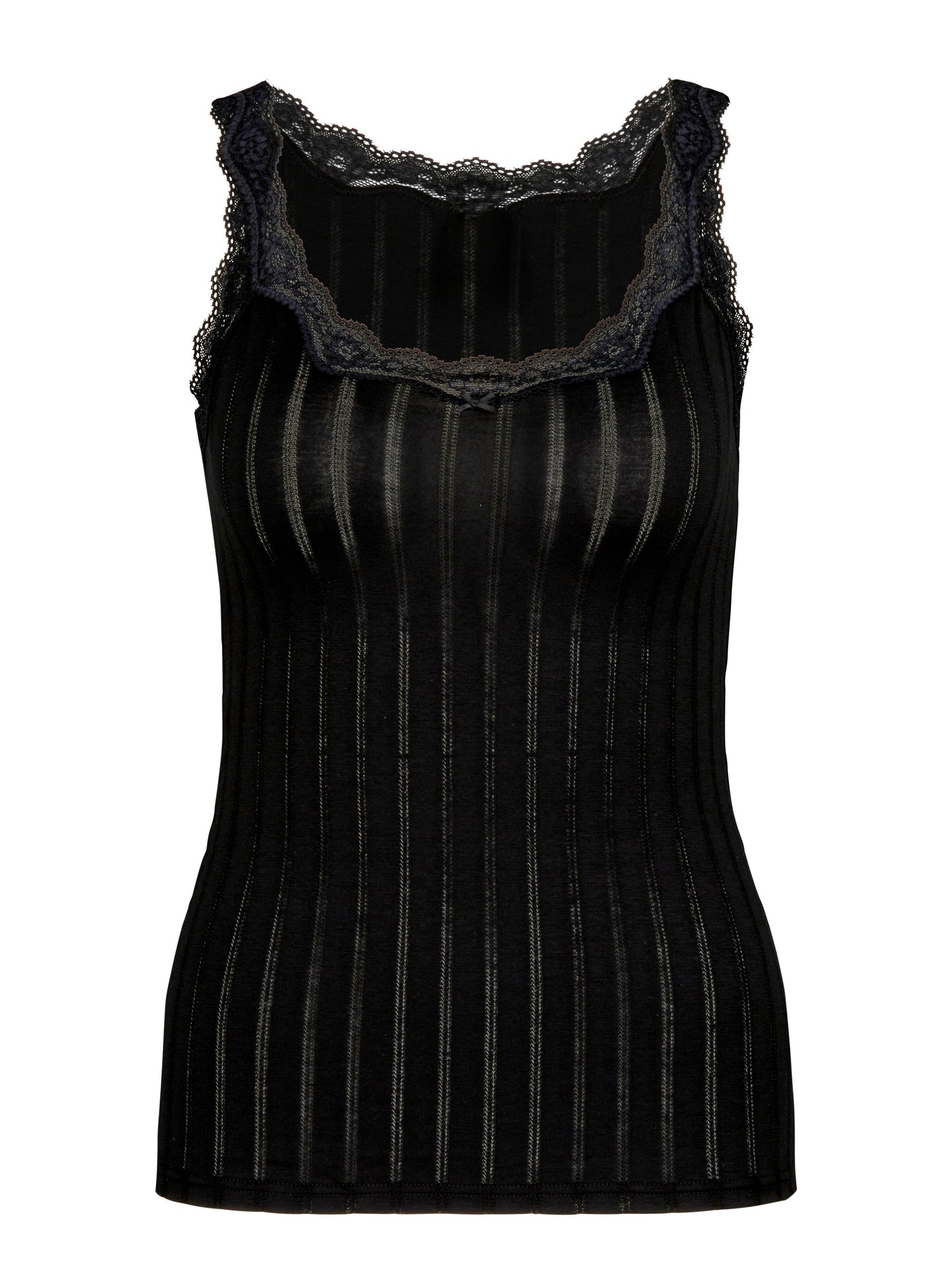 DAMEN Top ohne Arm (Schwarz)