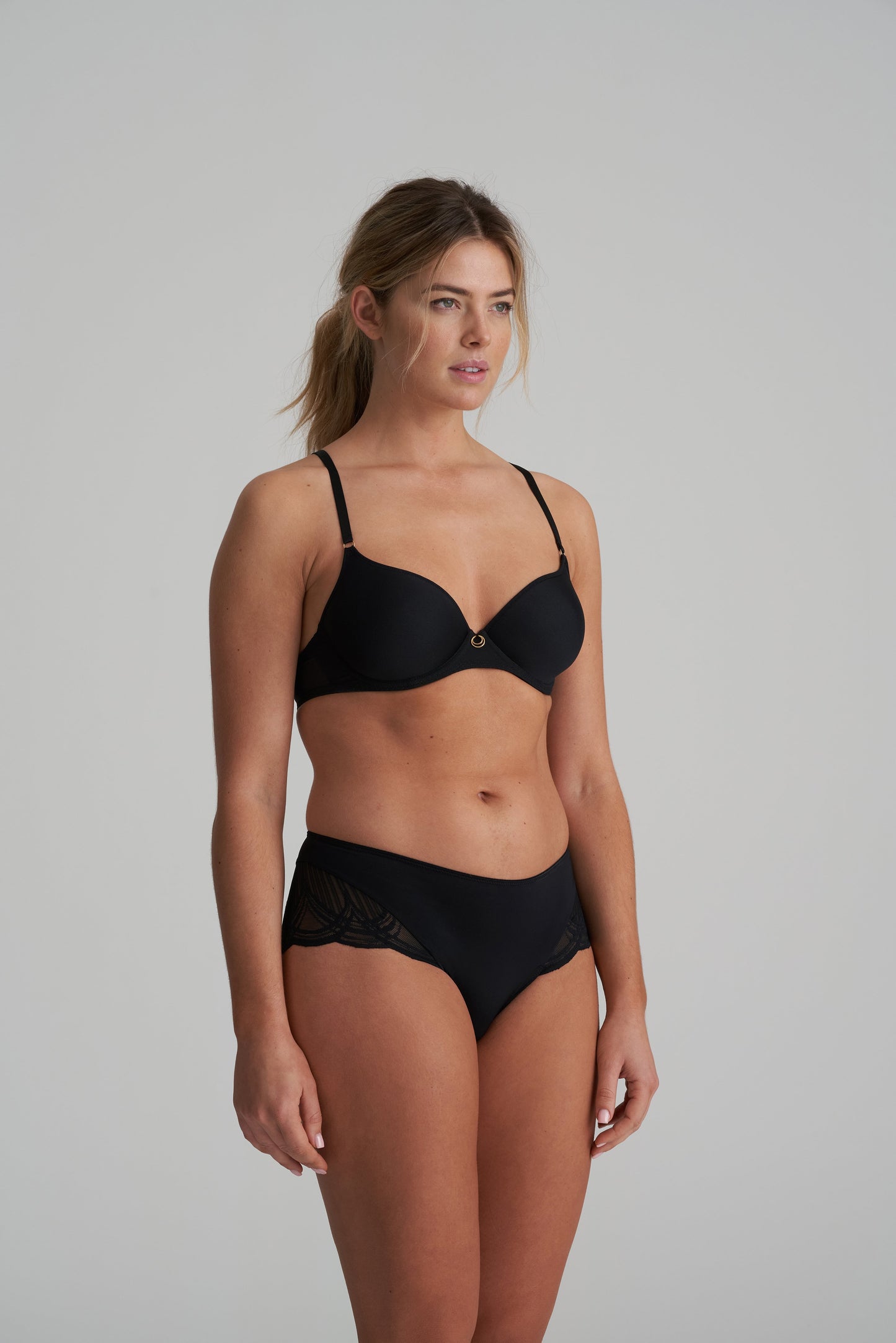 CATHIA schwarz Taillenslip (Zwa)