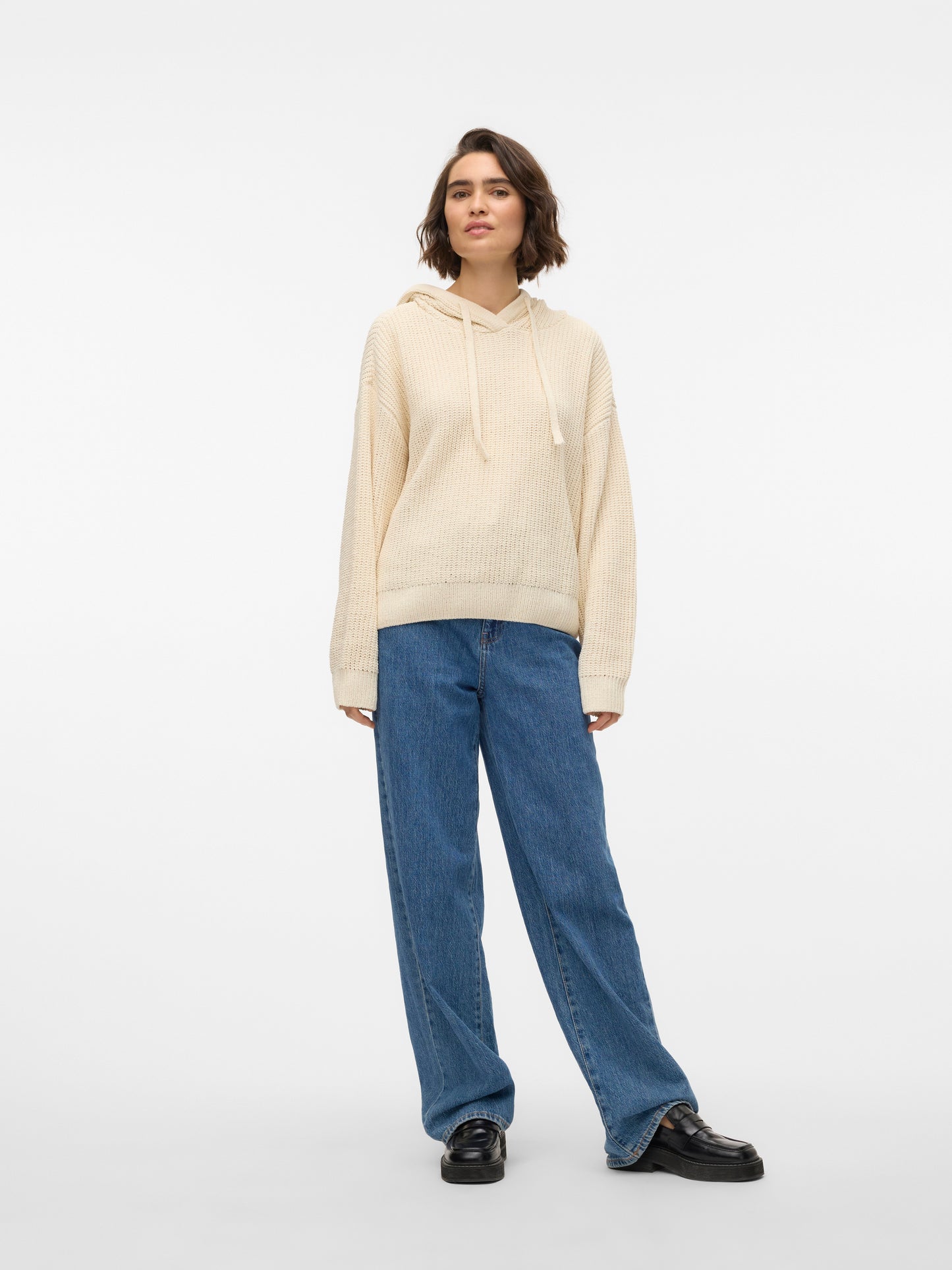 Vmneat Ls Hood Pullover Boo (Birch)