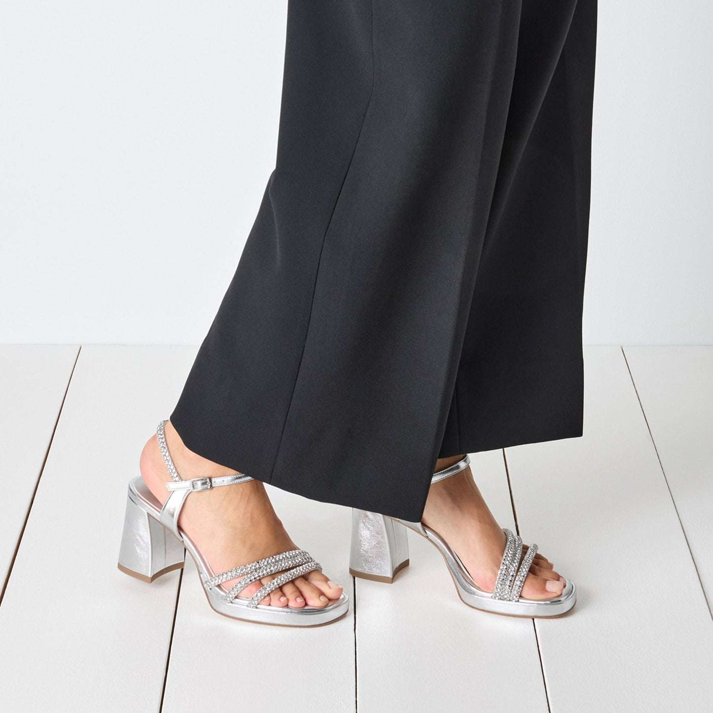Sandalette (Silver Glam)