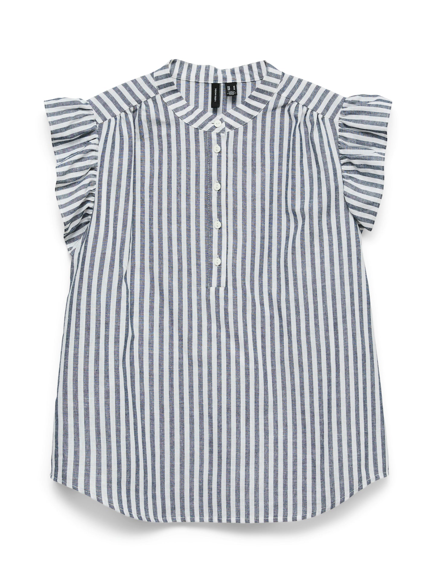Vmselma Ss Frill Top (Navy Blaze)