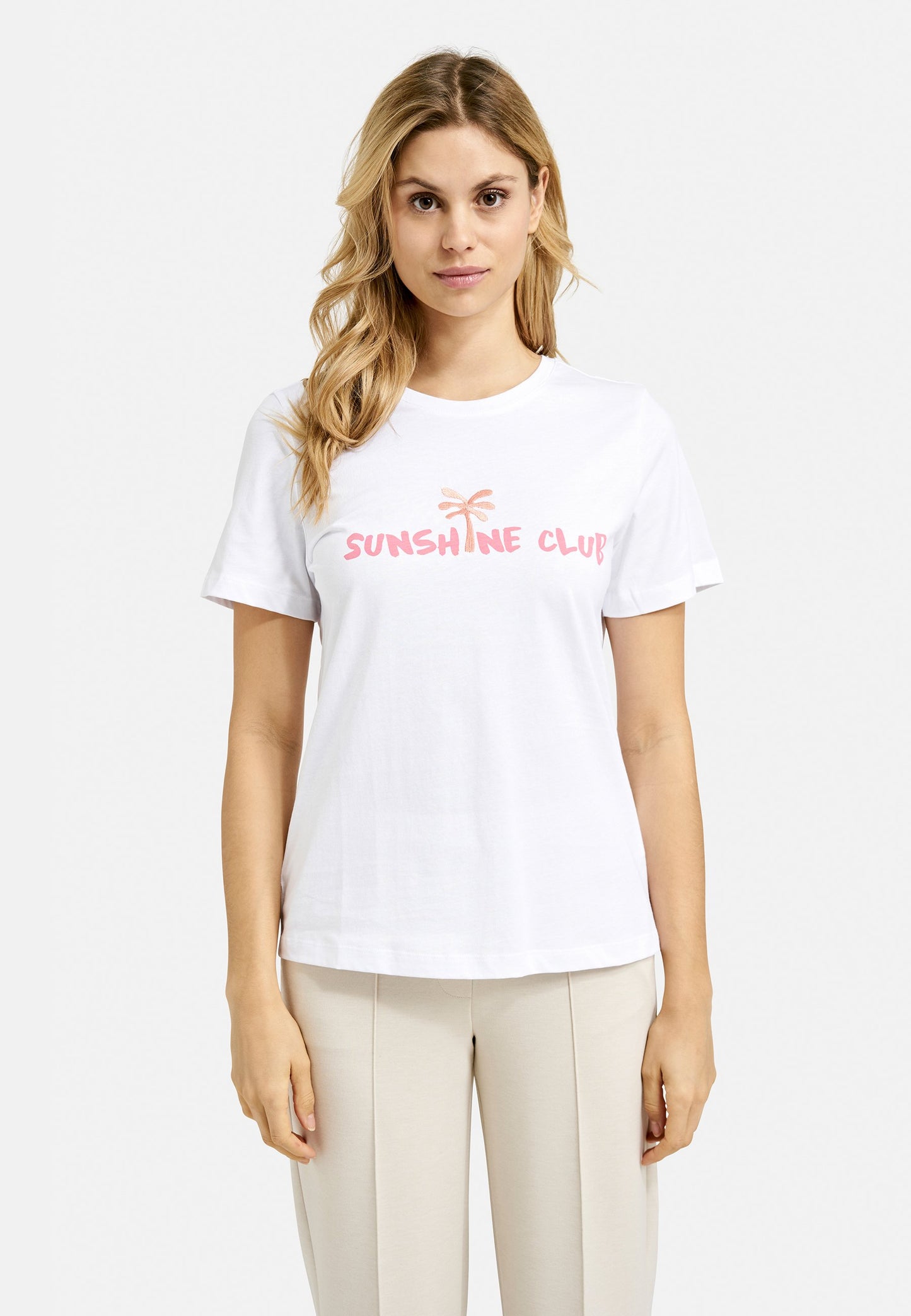 T-Shirt Embroidery Wording (White)