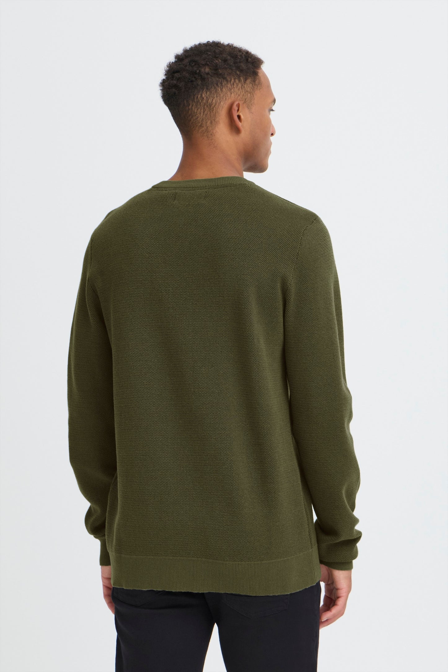Bhbaal Crew Knit (Olive Night)