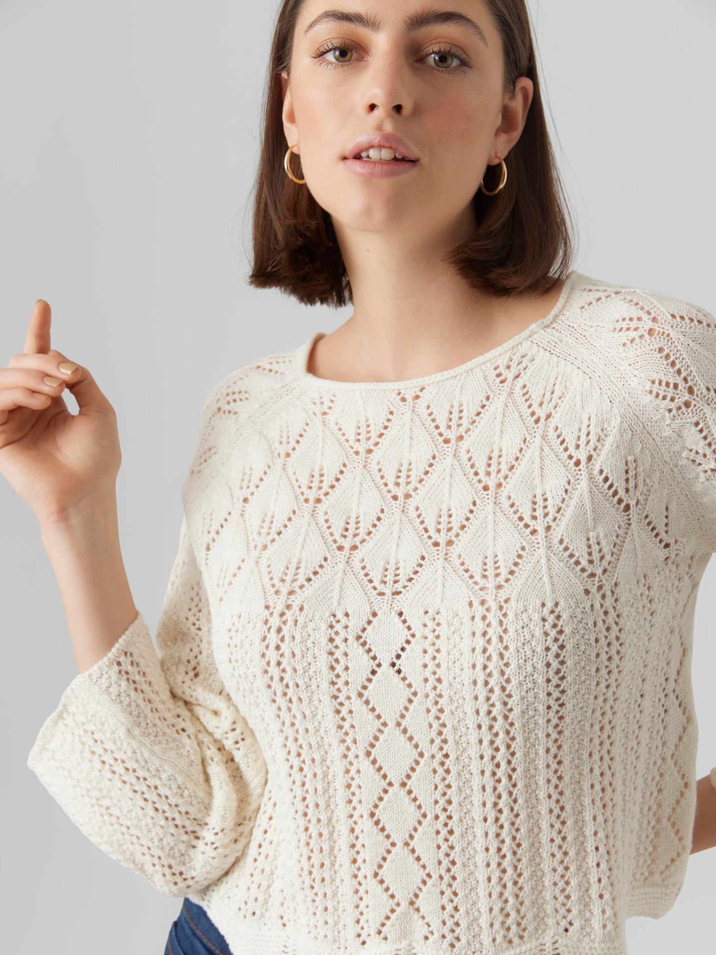 Vmginger 3/4 Boatneck Pullover Ga Noos (Birch)