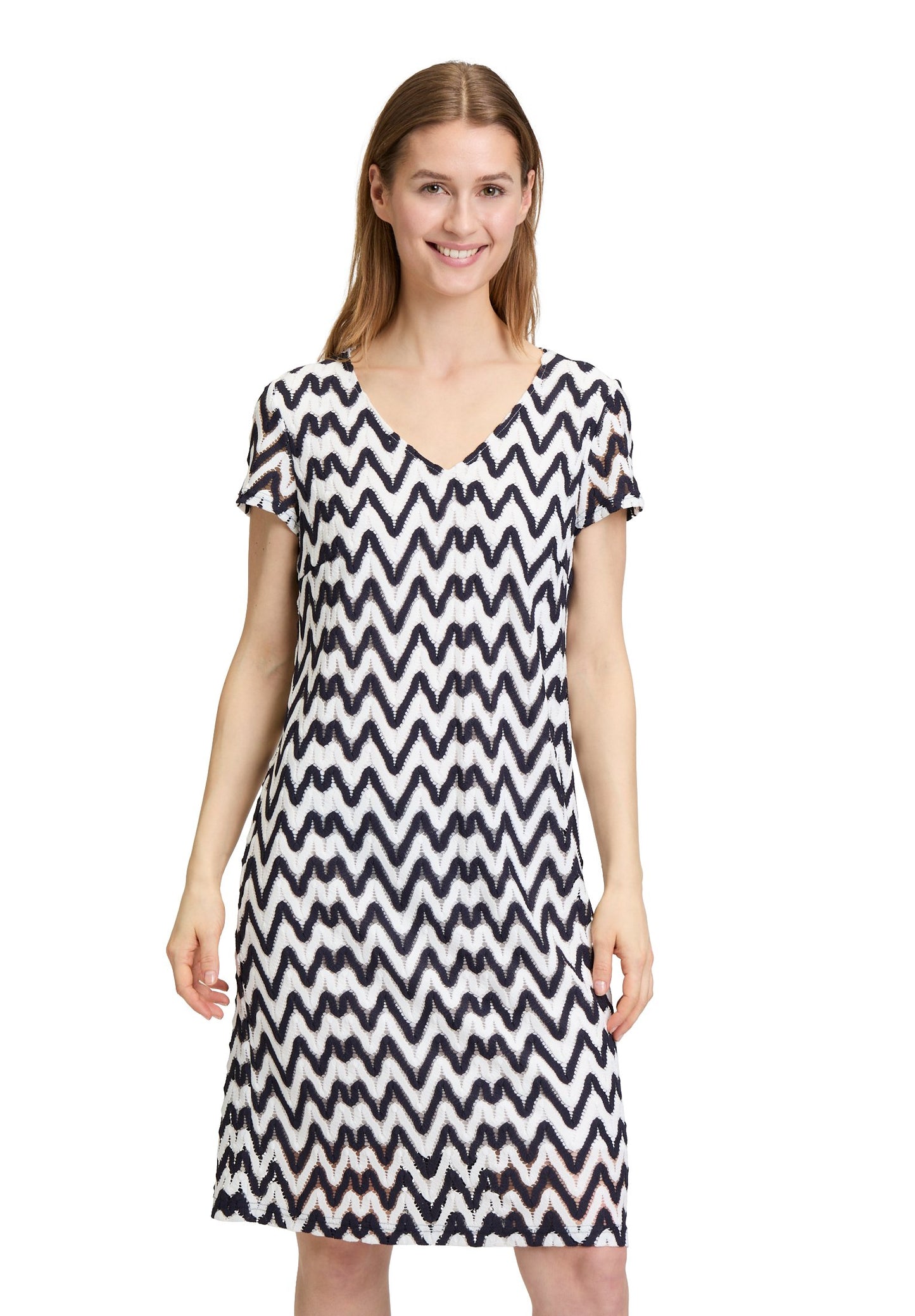 Sommerkleid (Dark Blue/cream)